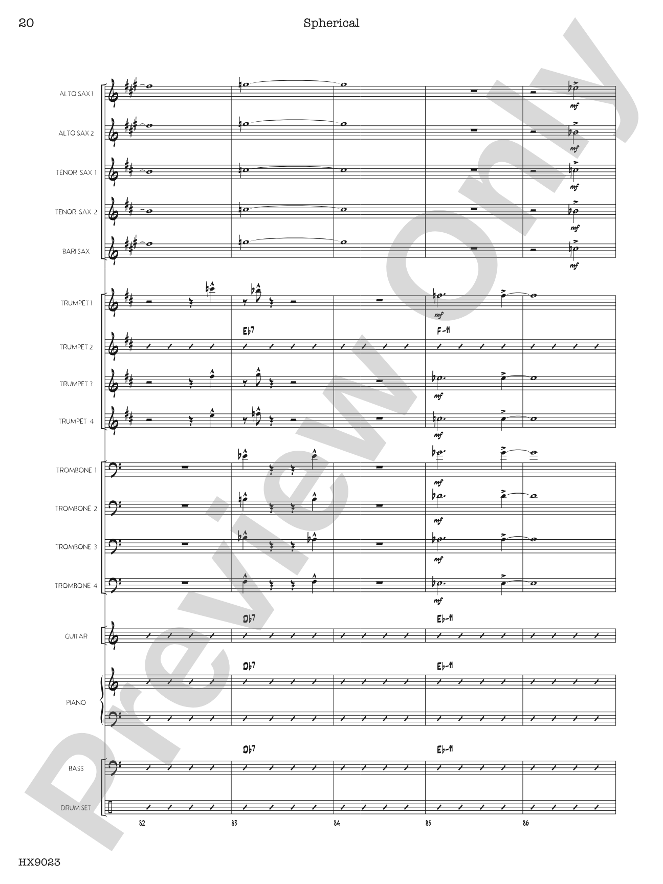 Spherical: Score
