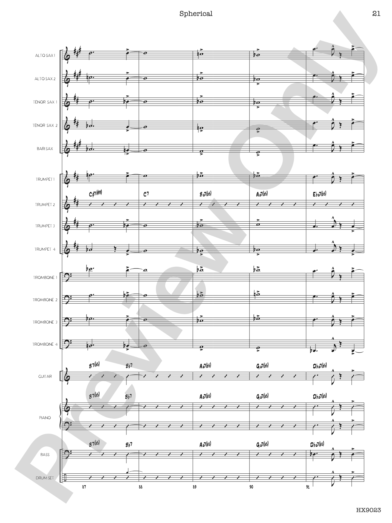 Spherical: Score