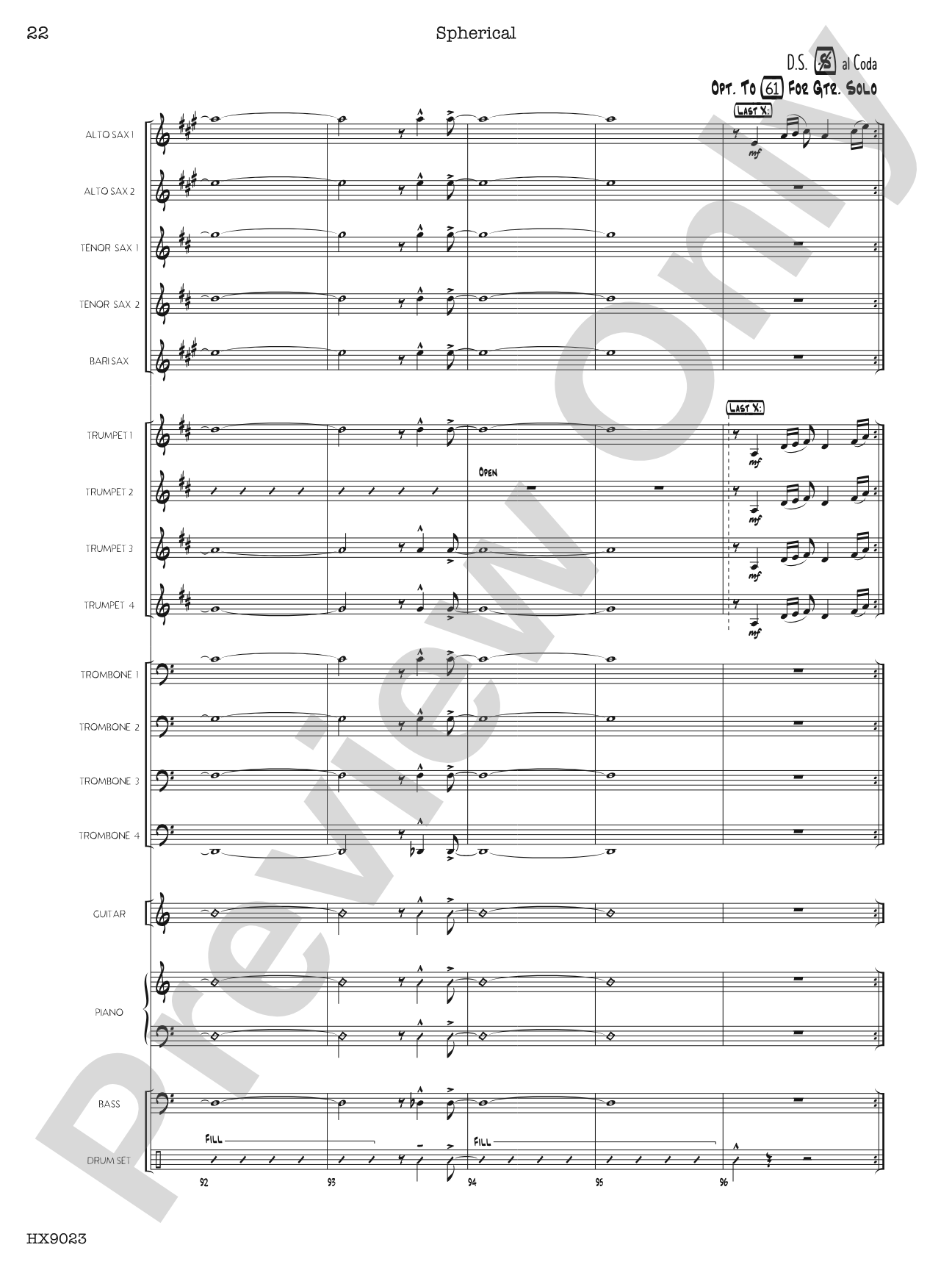 Spherical: Score