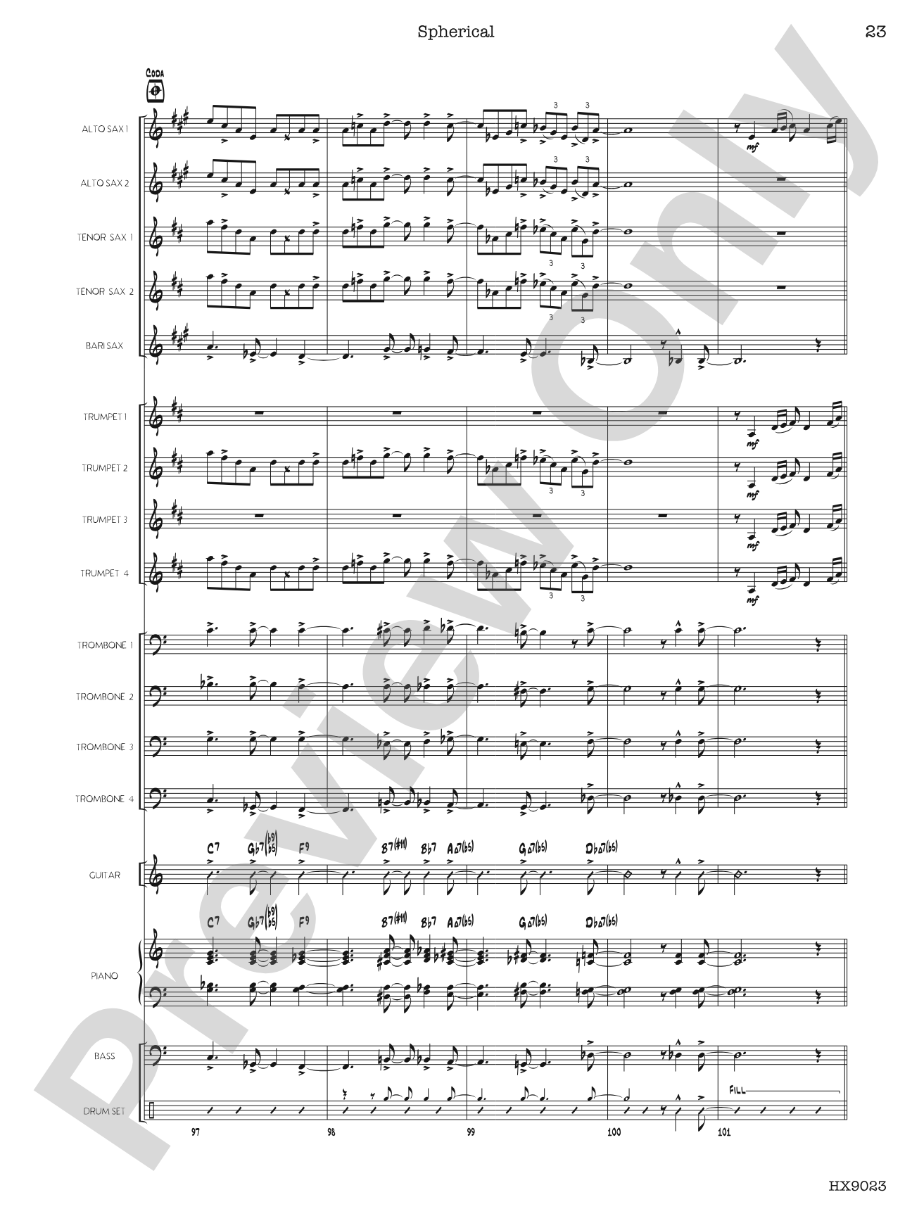 Spherical: Score