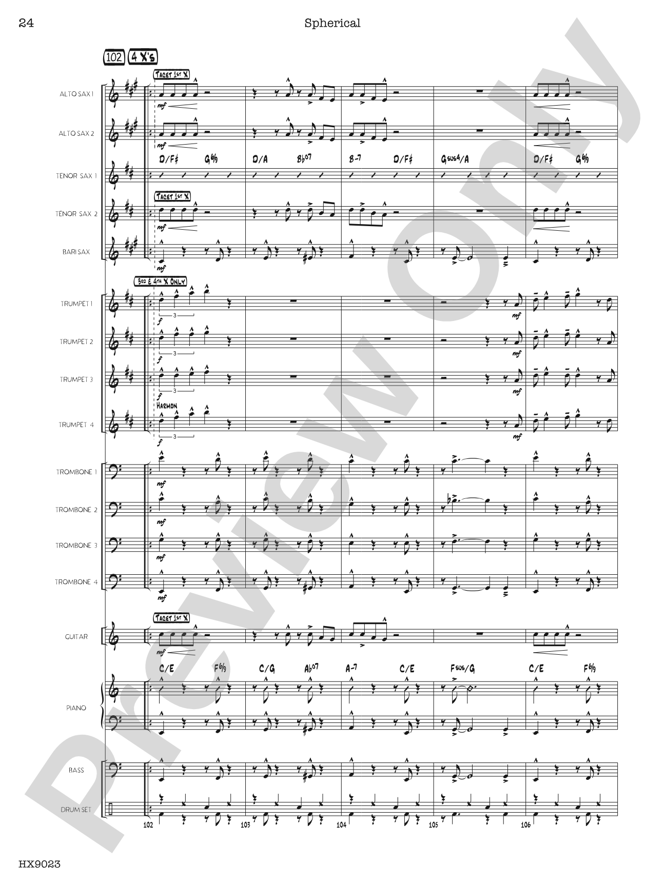 Spherical: Score