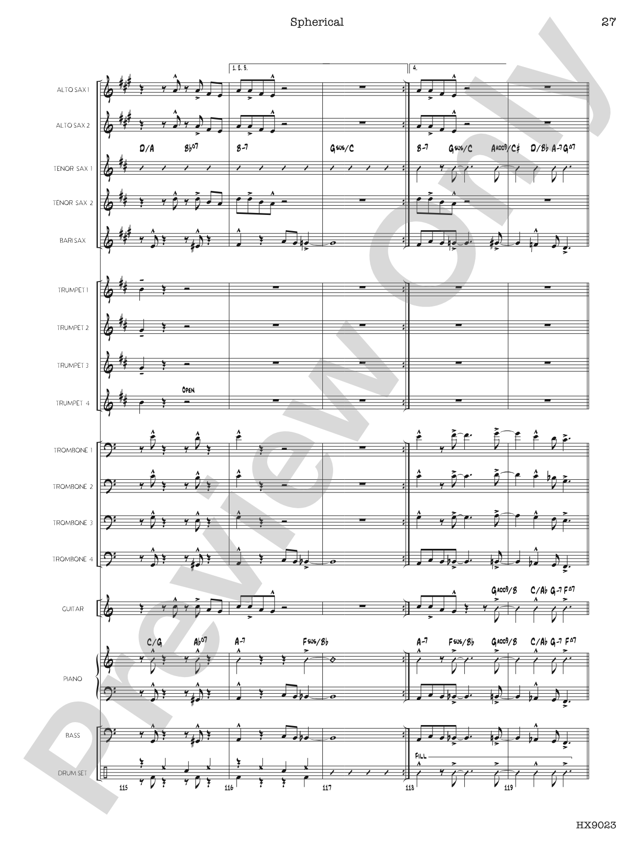Spherical: Score