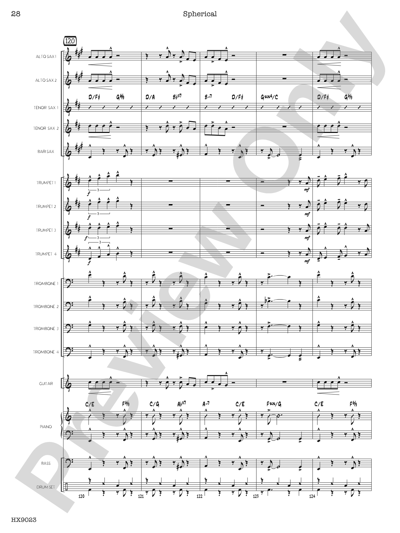 Spherical: Score