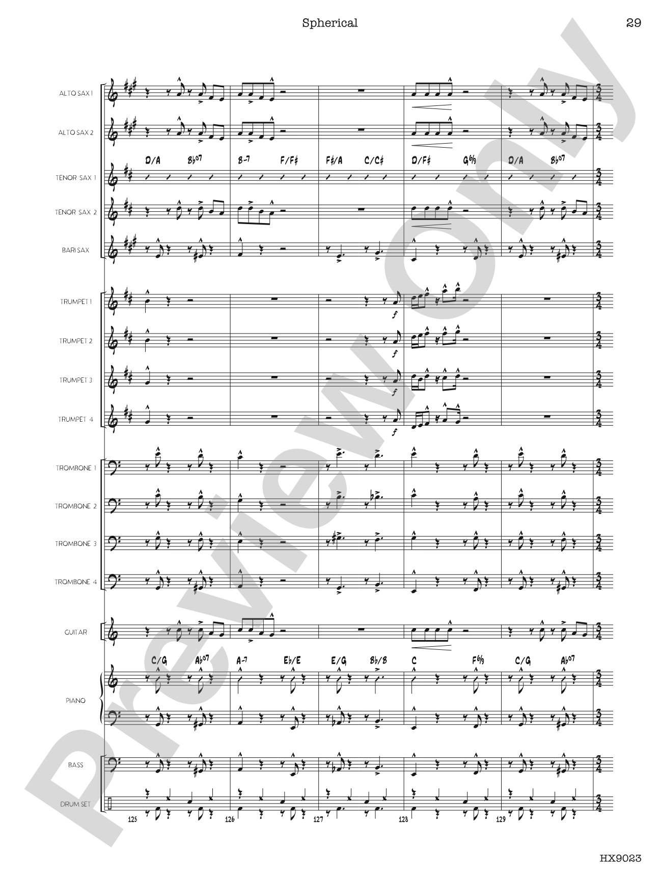 Spherical: Score