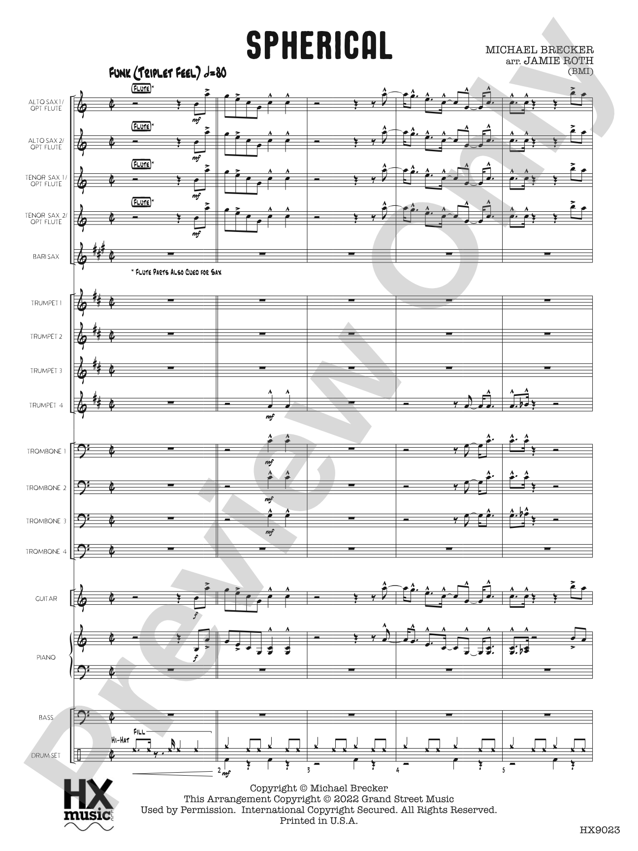 Spherical: Score