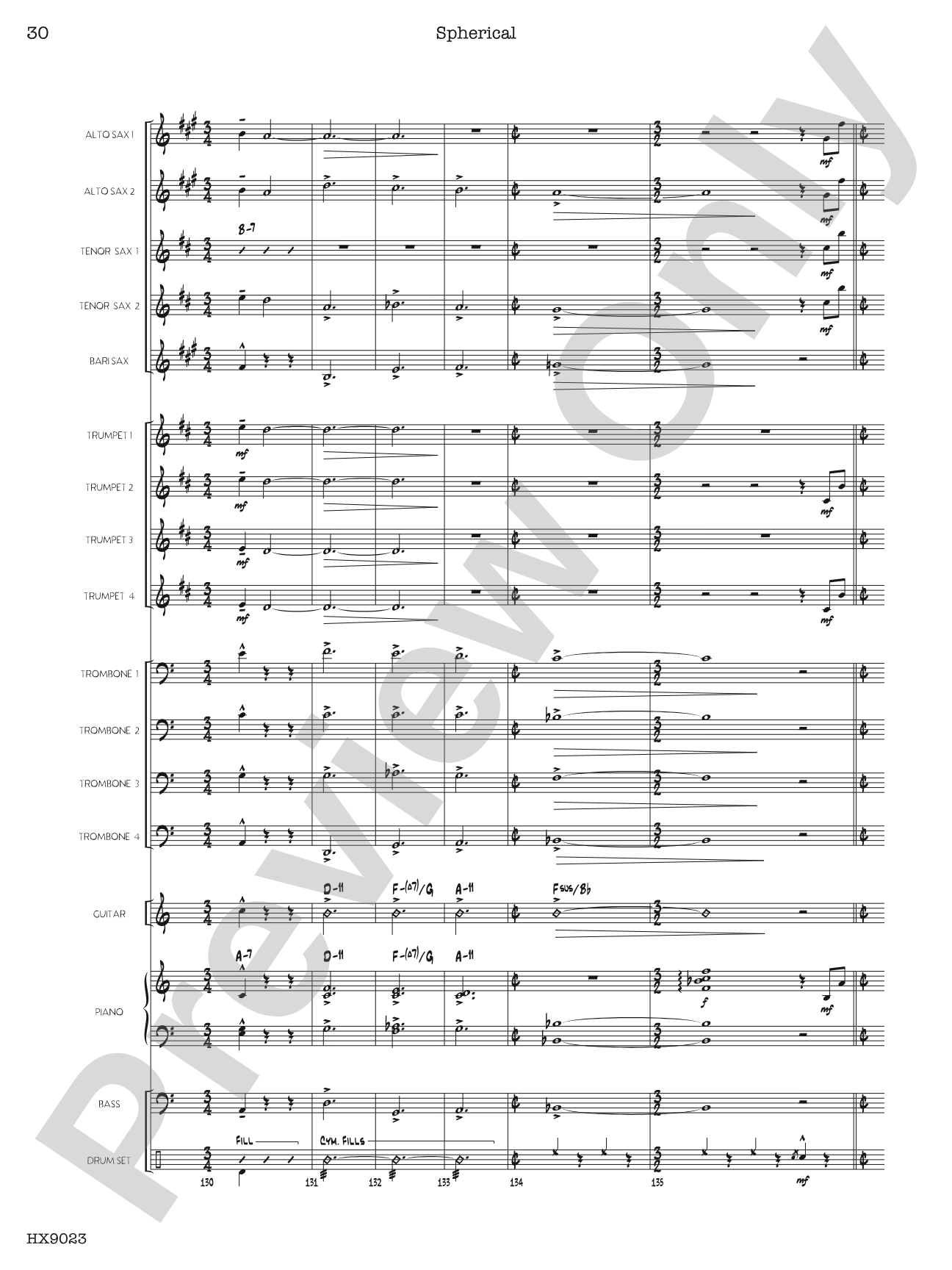 Spherical: Score