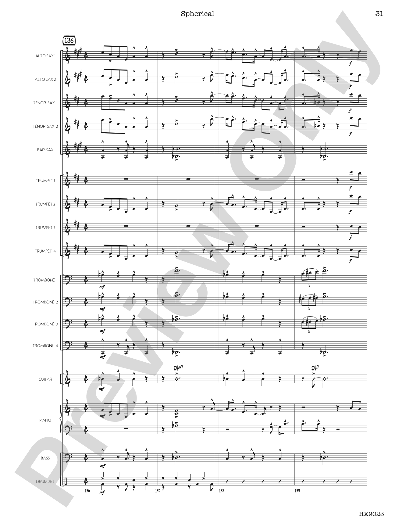 Spherical: Score