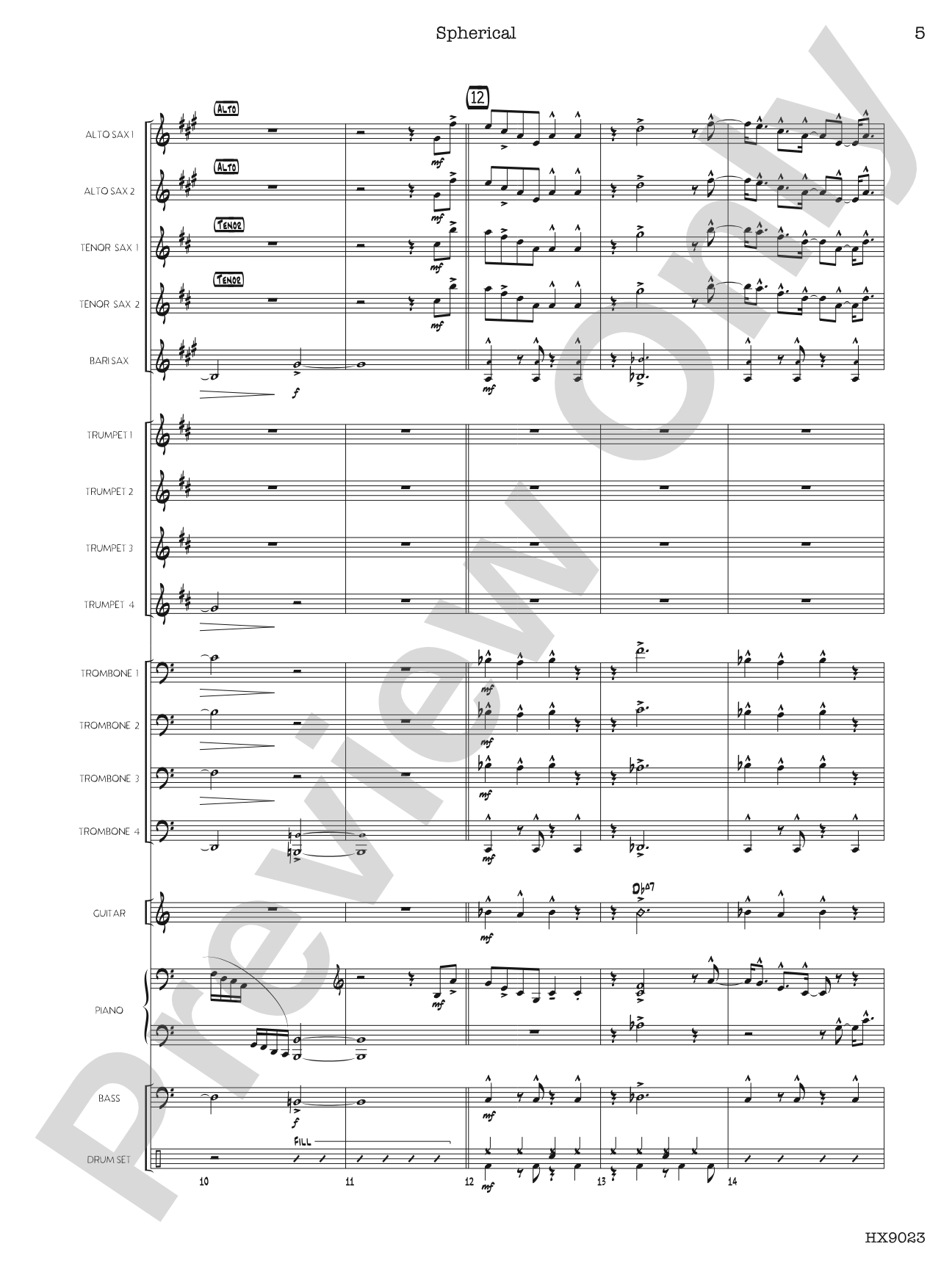 Spherical: Score