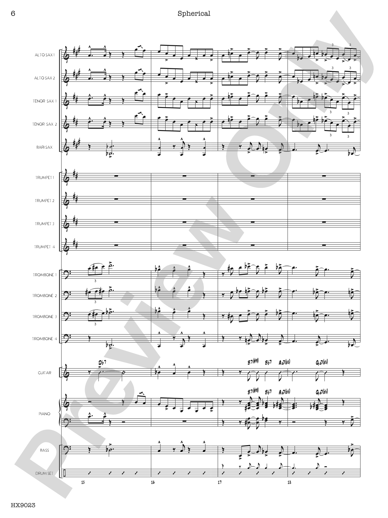 Spherical: Score