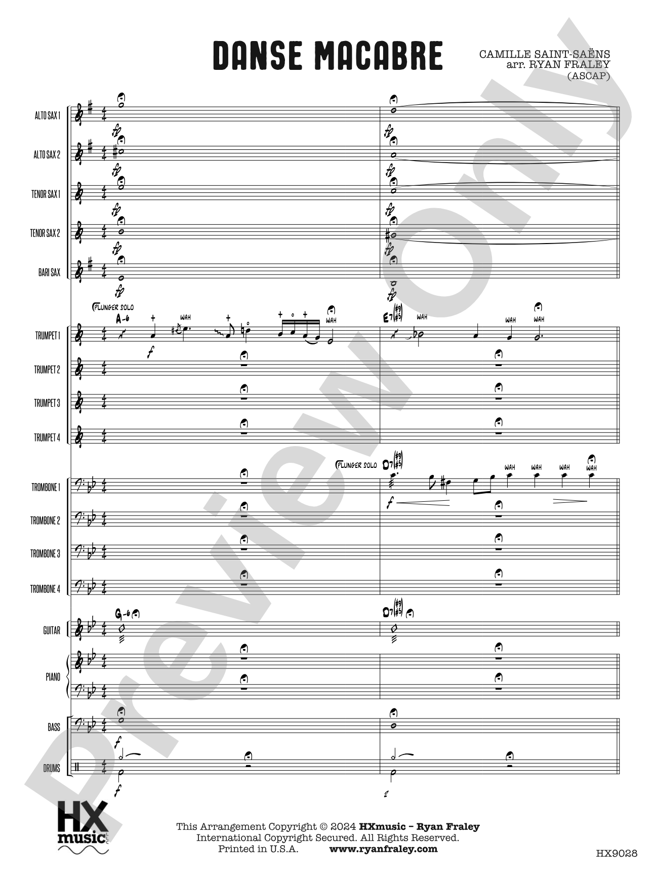 Danse Macabre: Score