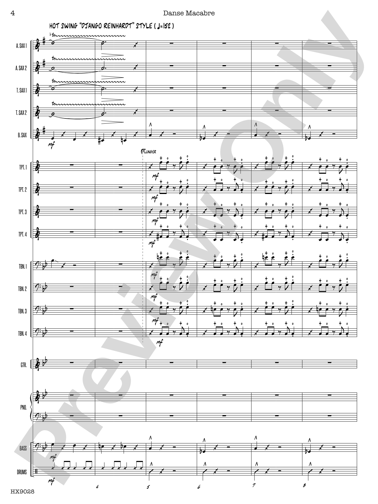 Danse Macabre: Score