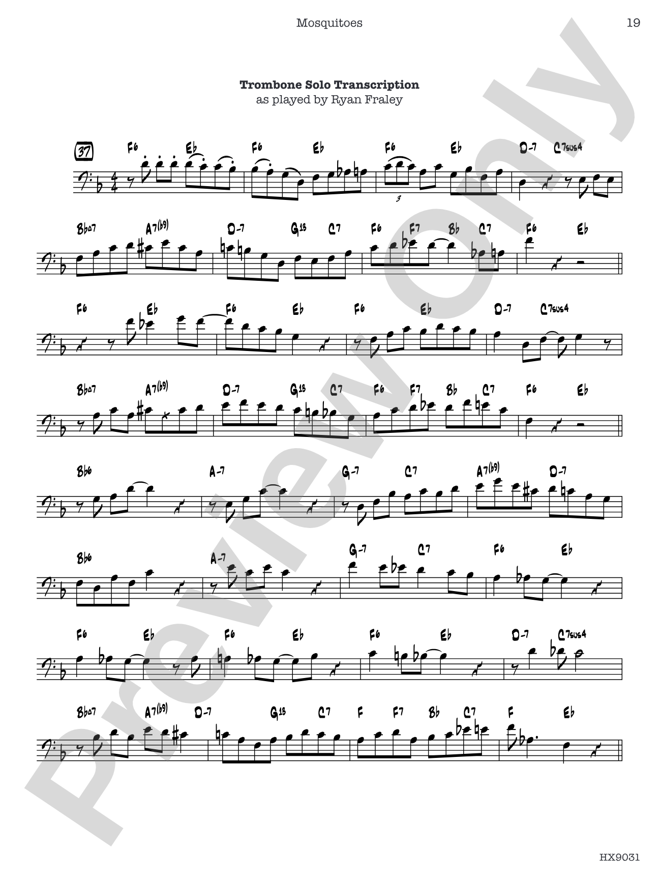 Mosquitoes: Jazz Ensemble Conductor Score & Parts