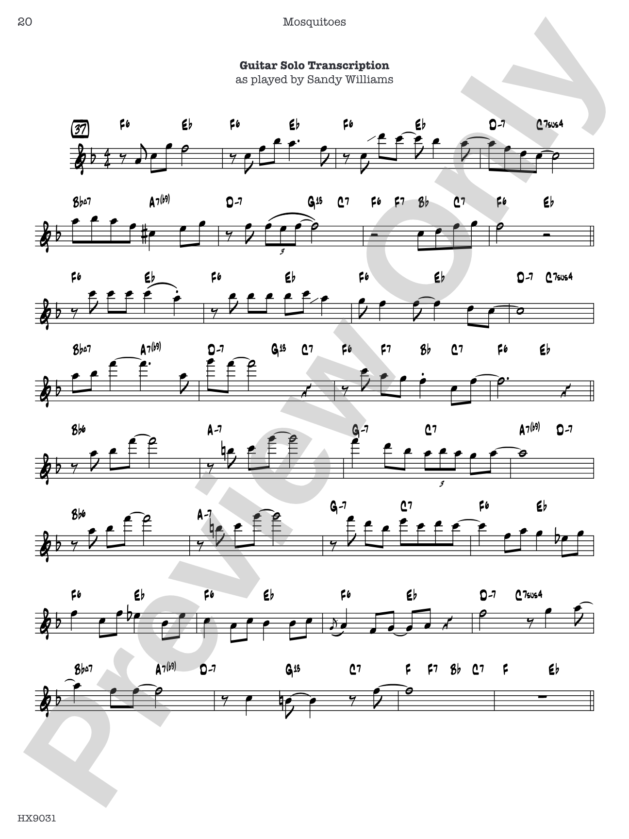 Mosquitoes: Jazz Ensemble Conductor Score & Parts