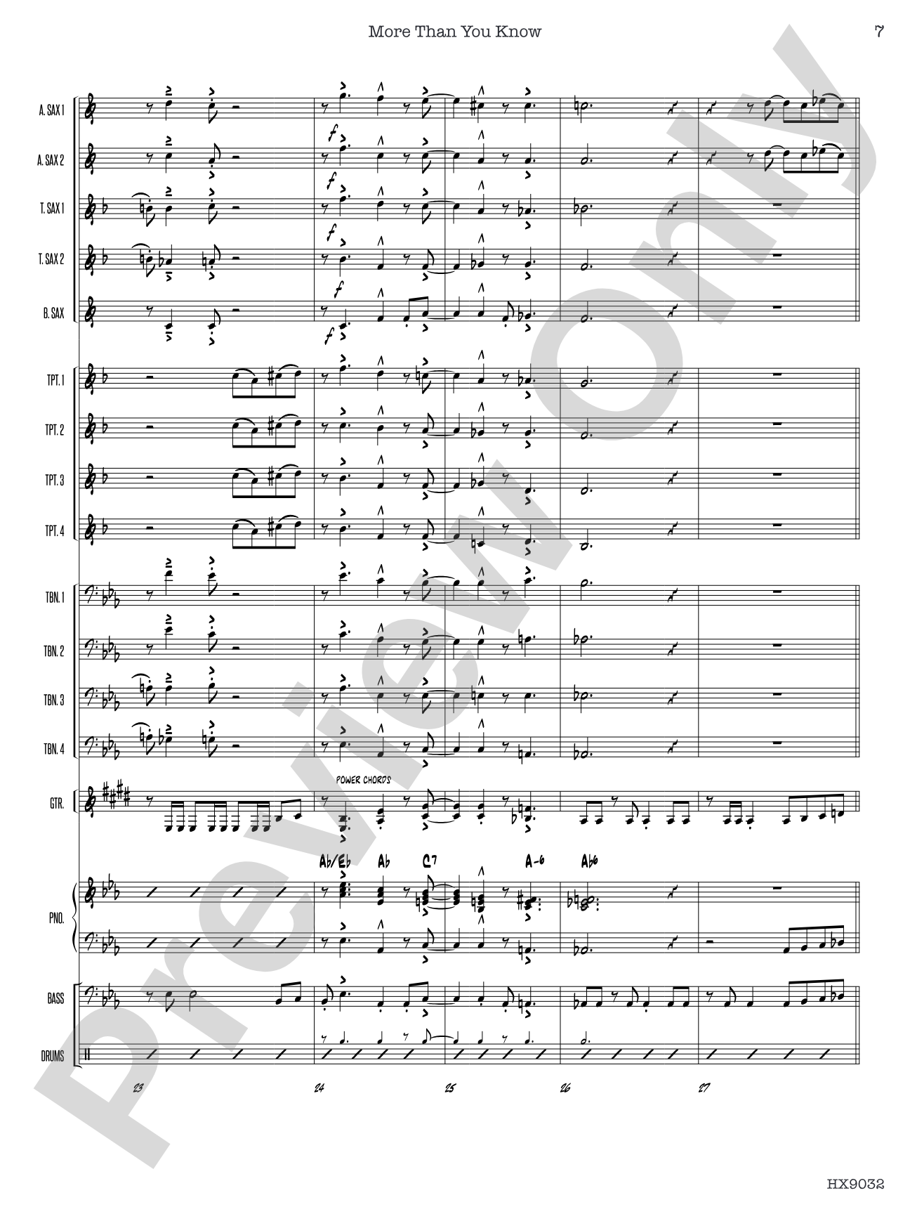 More Than You Know: Jazz Ensemble Conductor Score & Parts