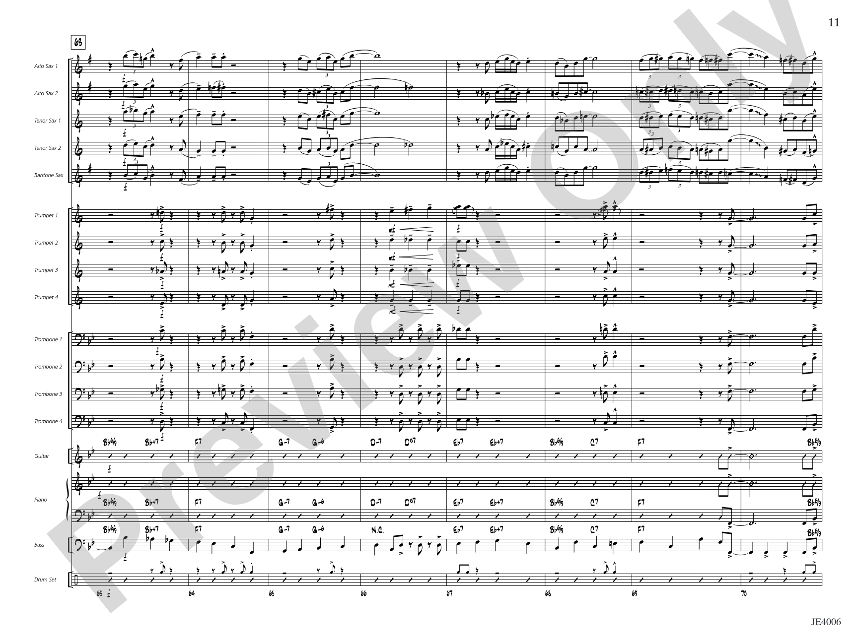Jolly Old St. Nick: Jazz Ensemble Conductor Score & Parts