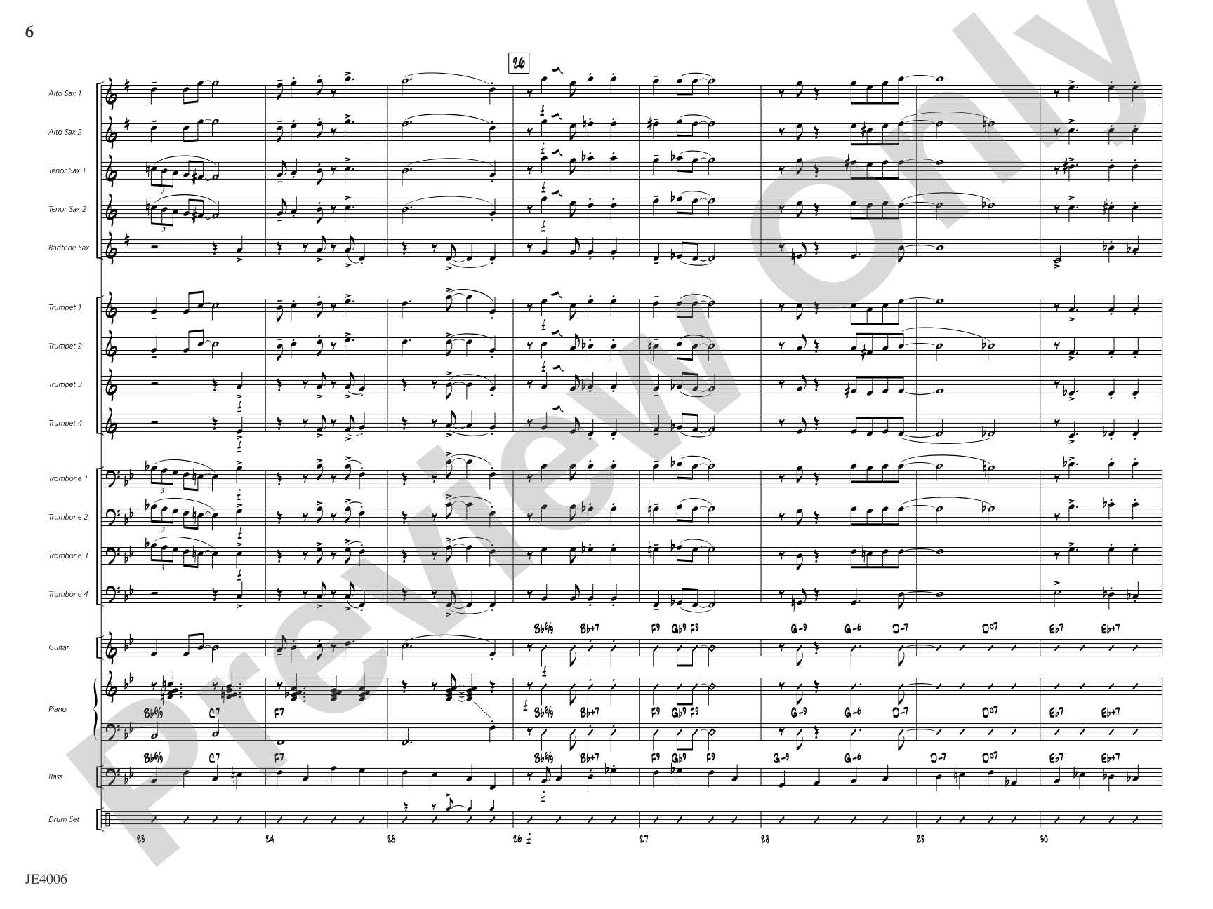 Jolly Old St. Nick: Jazz Ensemble Conductor Score & Parts