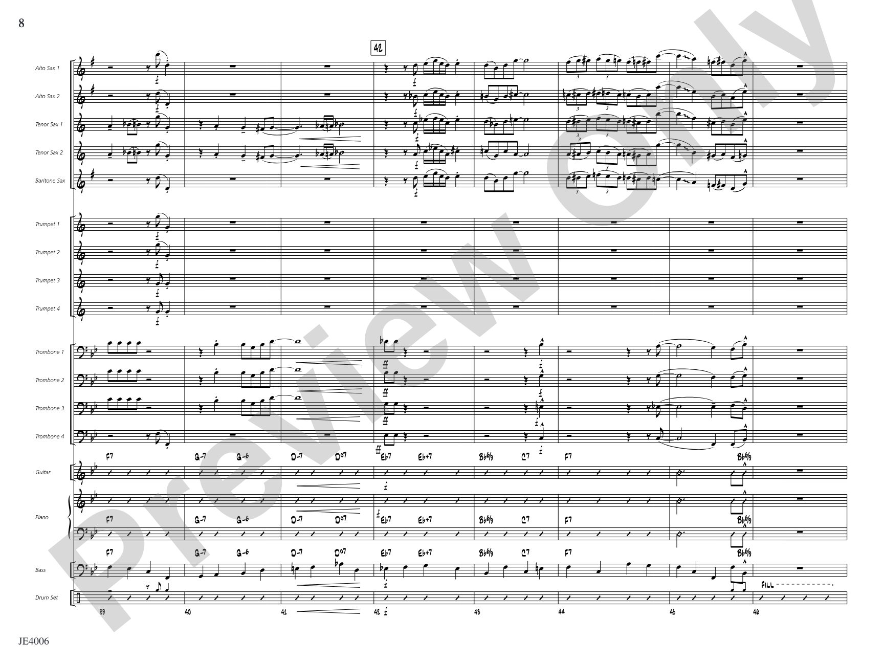 Jolly Old St. Nick: Jazz Ensemble Conductor Score & Parts