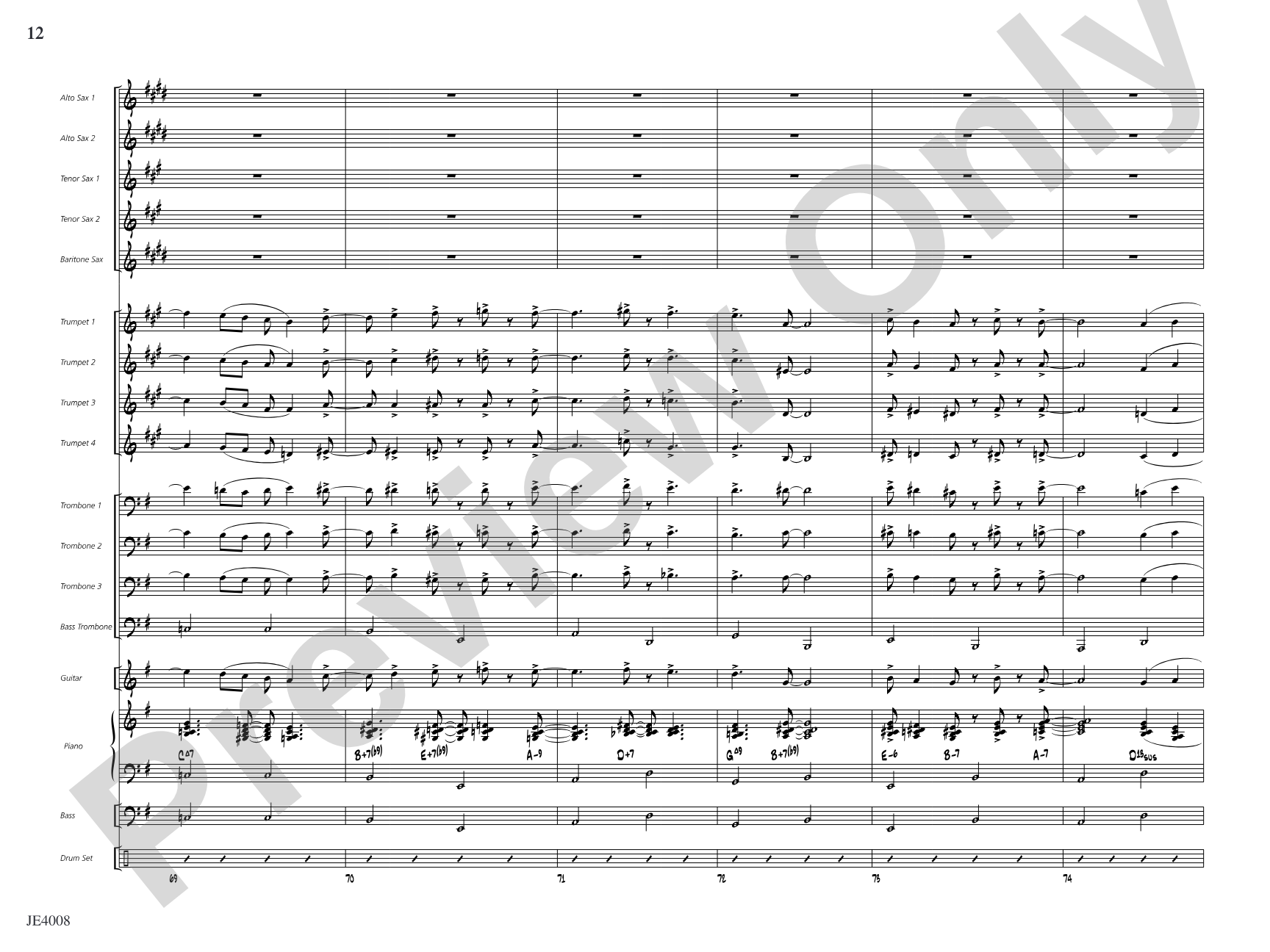 God Rest Ye Merry, Gentlemen: Jazz Ensemble Conductor Score & Parts