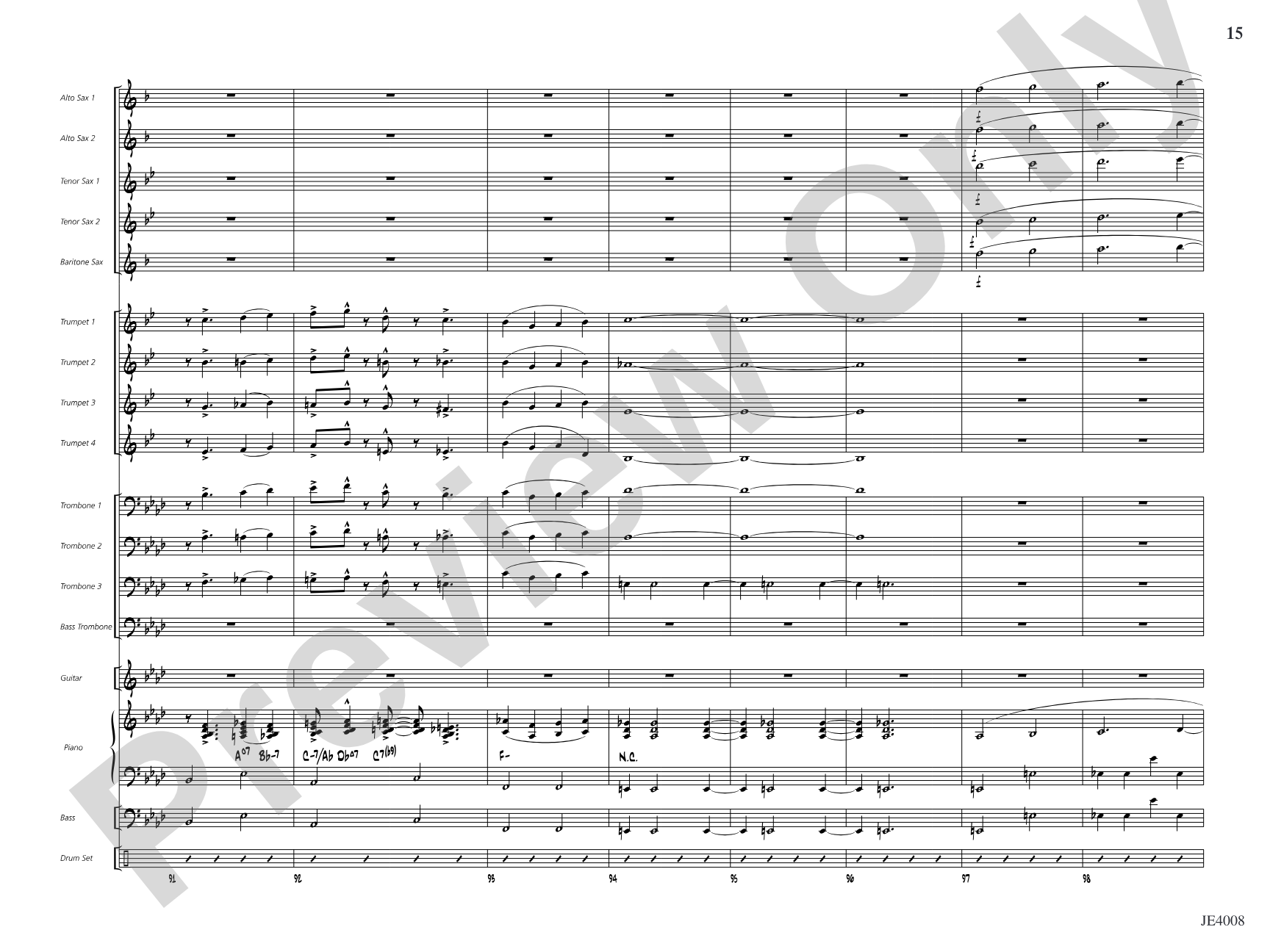 God Rest Ye Merry, Gentlemen: Jazz Ensemble Conductor Score & Parts