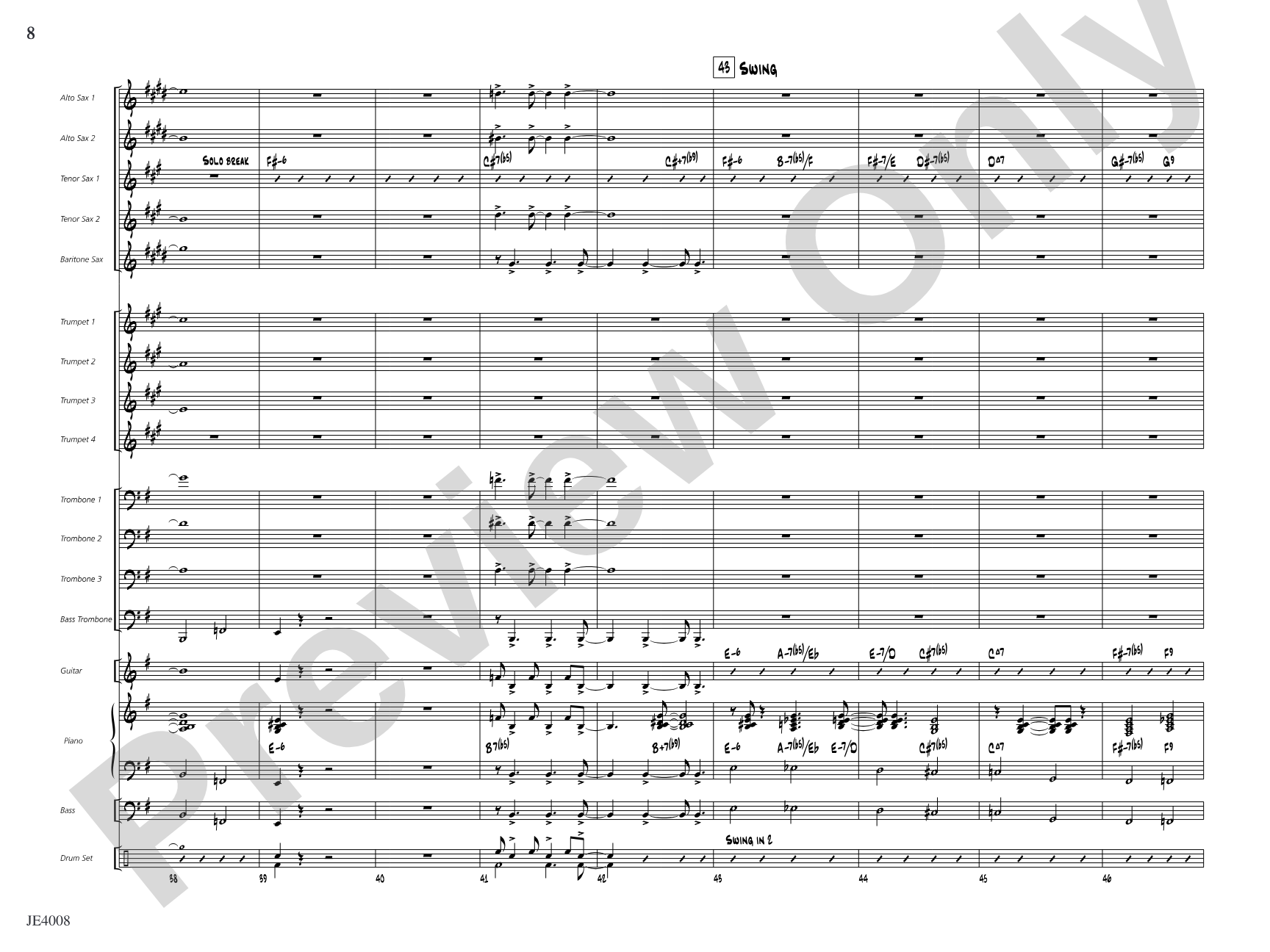 God Rest Ye Merry, Gentlemen: Jazz Ensemble Conductor Score & Parts