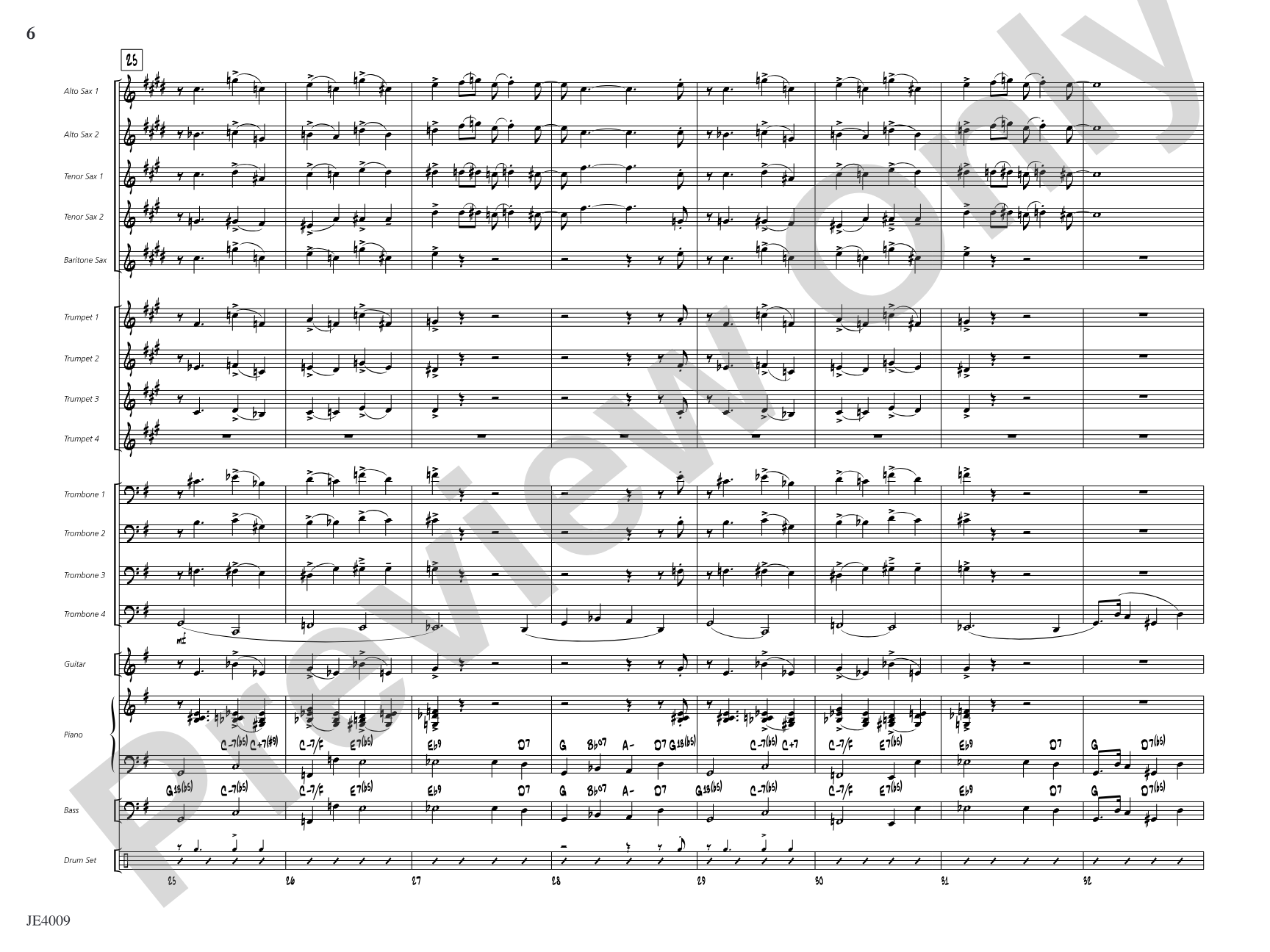 O Tannenbaum: Jazz Ensemble Conductor Score & Parts