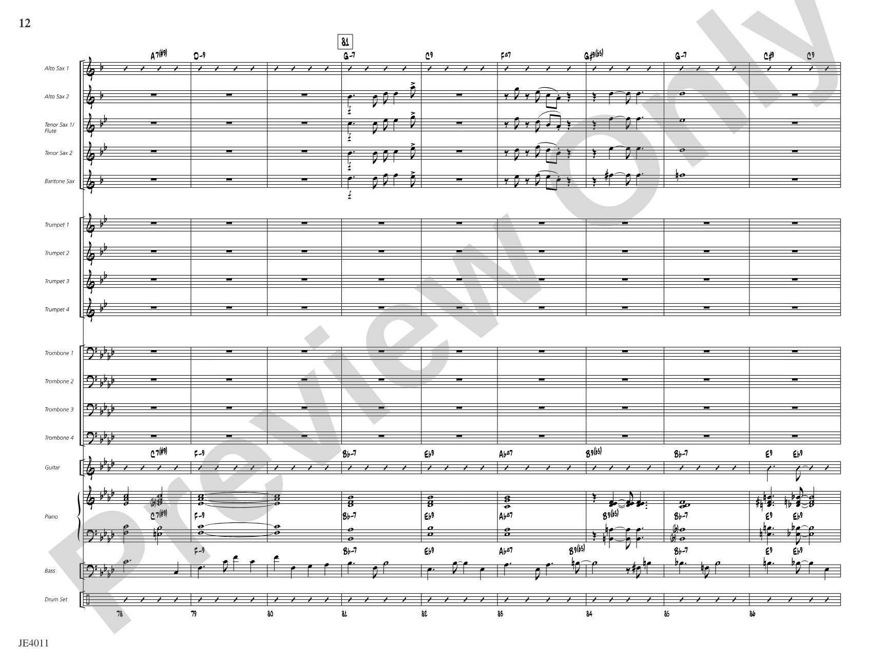 Hack's Back!: Jazz Ensemble Conductor Score & Parts