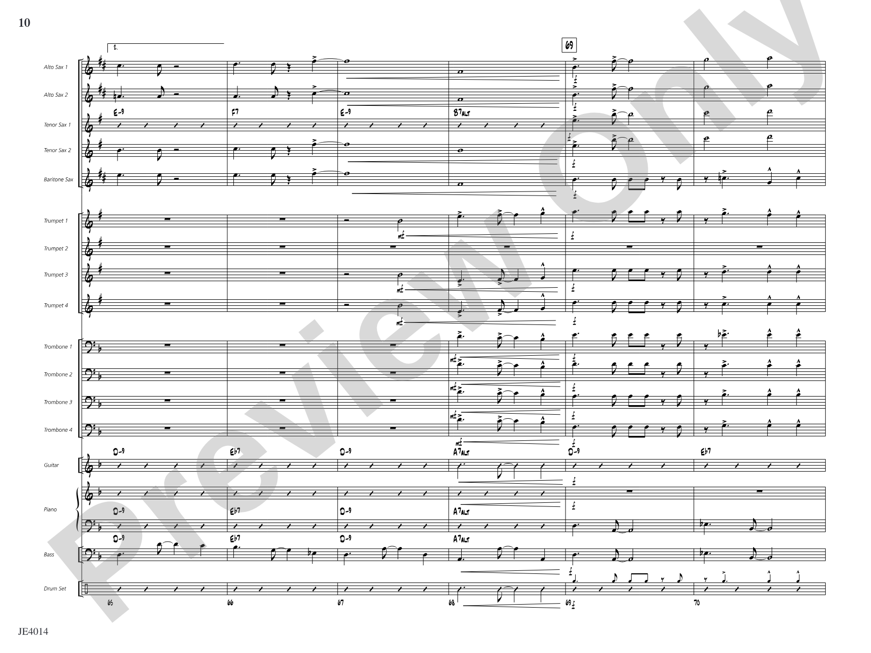Otra Vez: Jazz Ensemble Conductor Score & Parts
