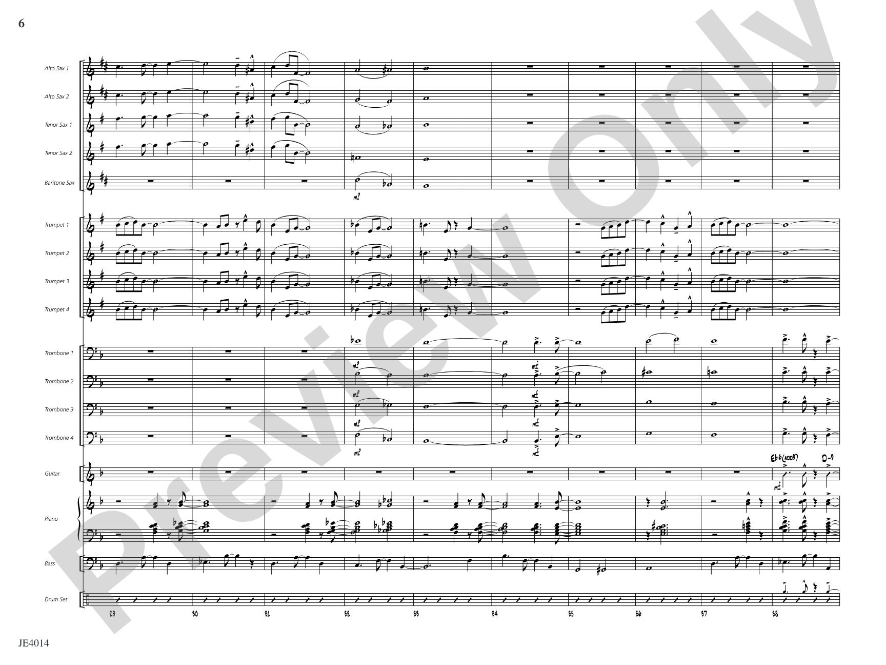 Otra Vez: Jazz Ensemble Conductor Score & Parts