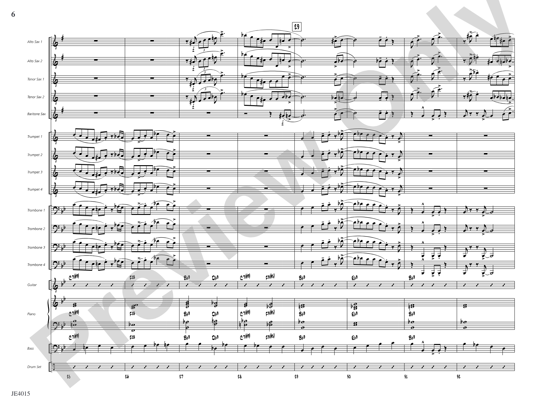 Outback Boogie: Jazz Ensemble Conductor Score & Parts