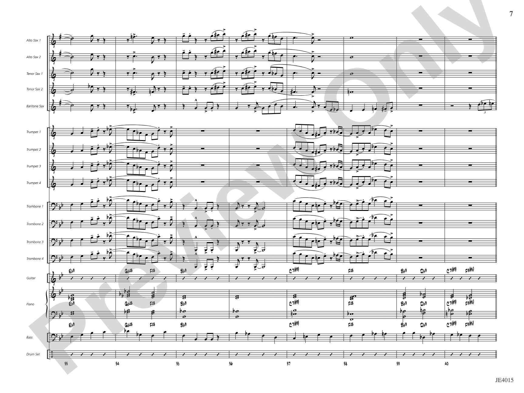 Outback Boogie: Jazz Ensemble Conductor Score & Parts
