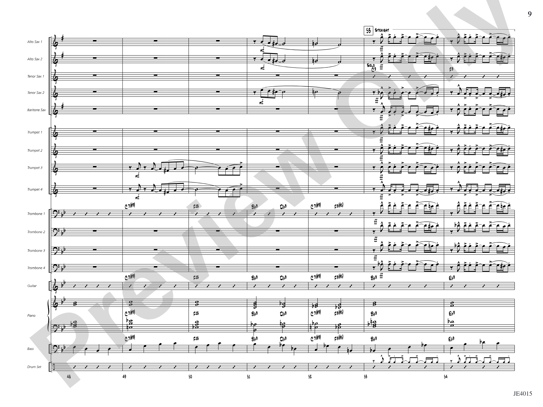 Outback Boogie: Jazz Ensemble Conductor Score & Parts