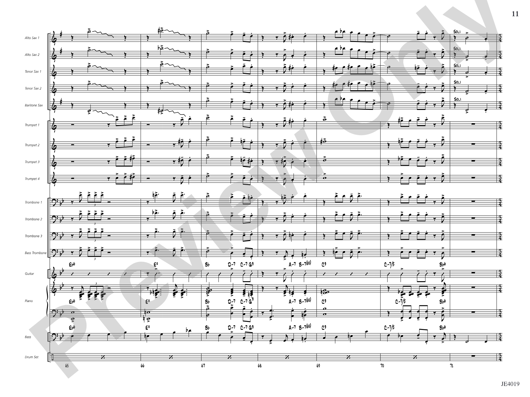 Take Me Out to the Ball Game: Jazz Ensemble Conductor Score & Parts
