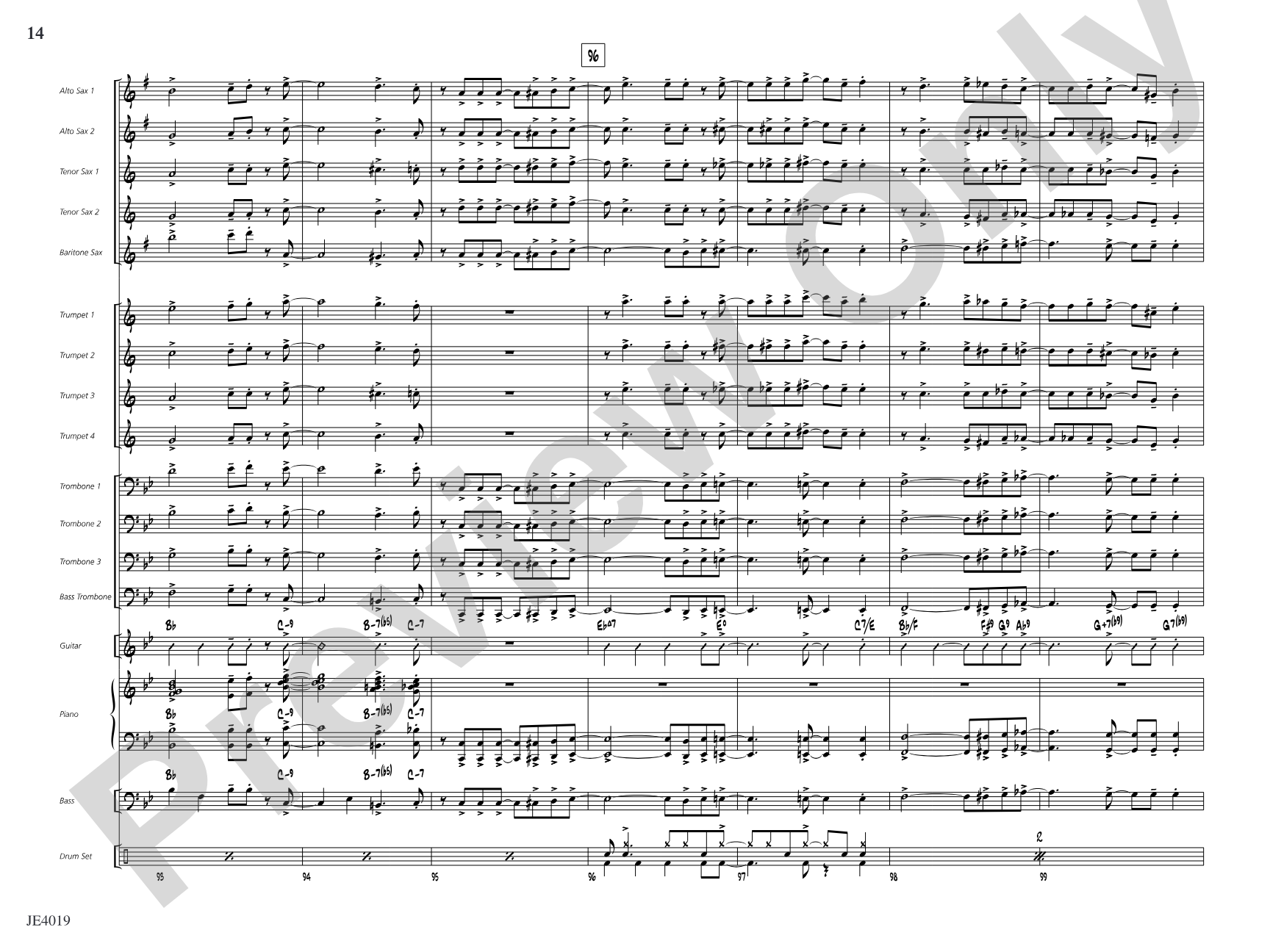 Take Me Out to the Ball Game: Jazz Ensemble Conductor Score & Parts