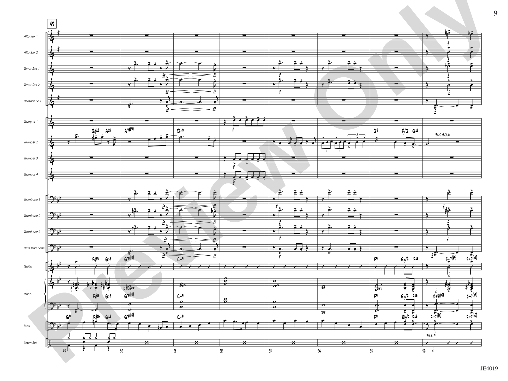 Take Me Out to the Ball Game: Jazz Ensemble Conductor Score & Parts