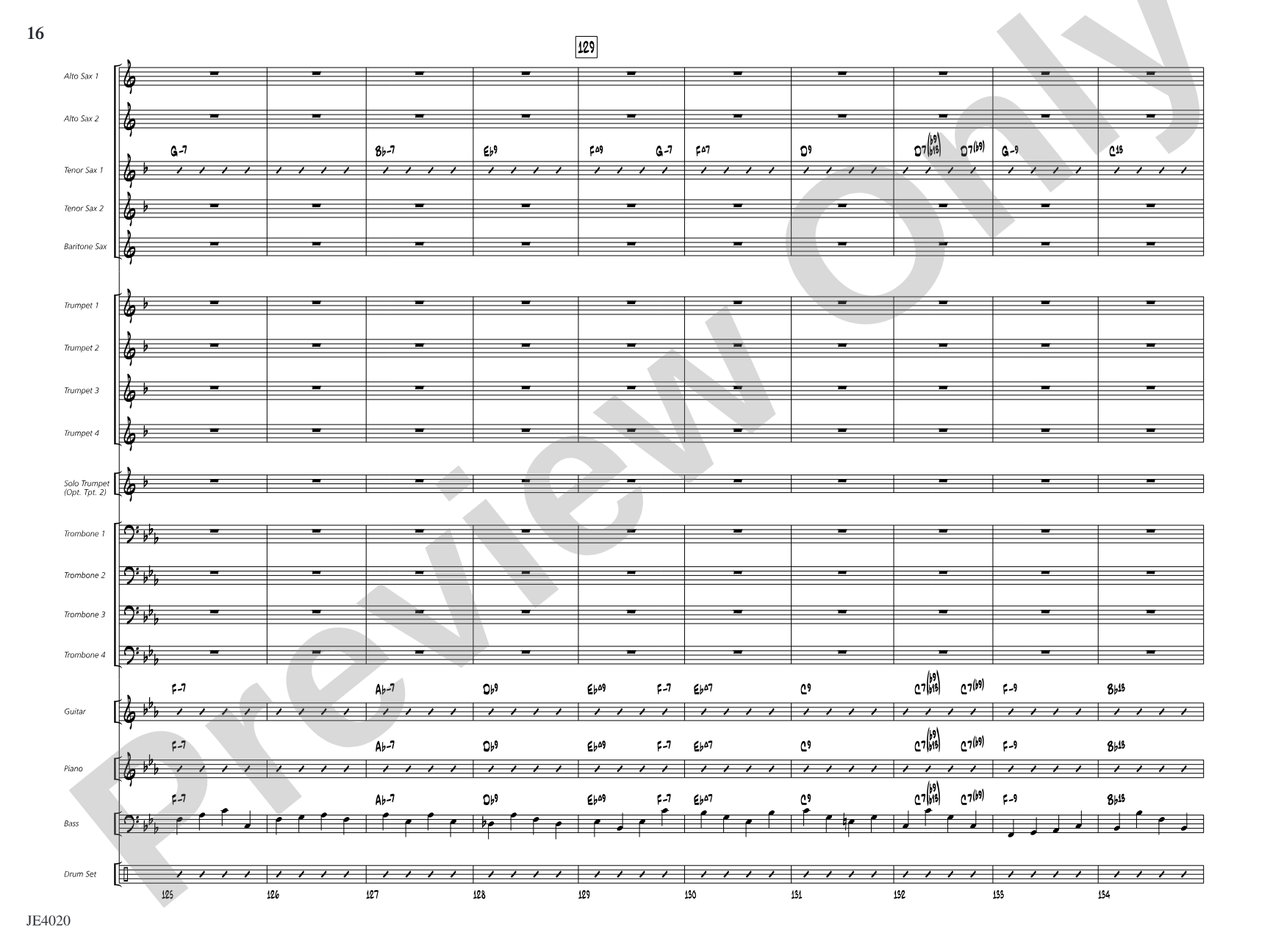 No Lava: Jazz Ensemble Conductor Score & Parts