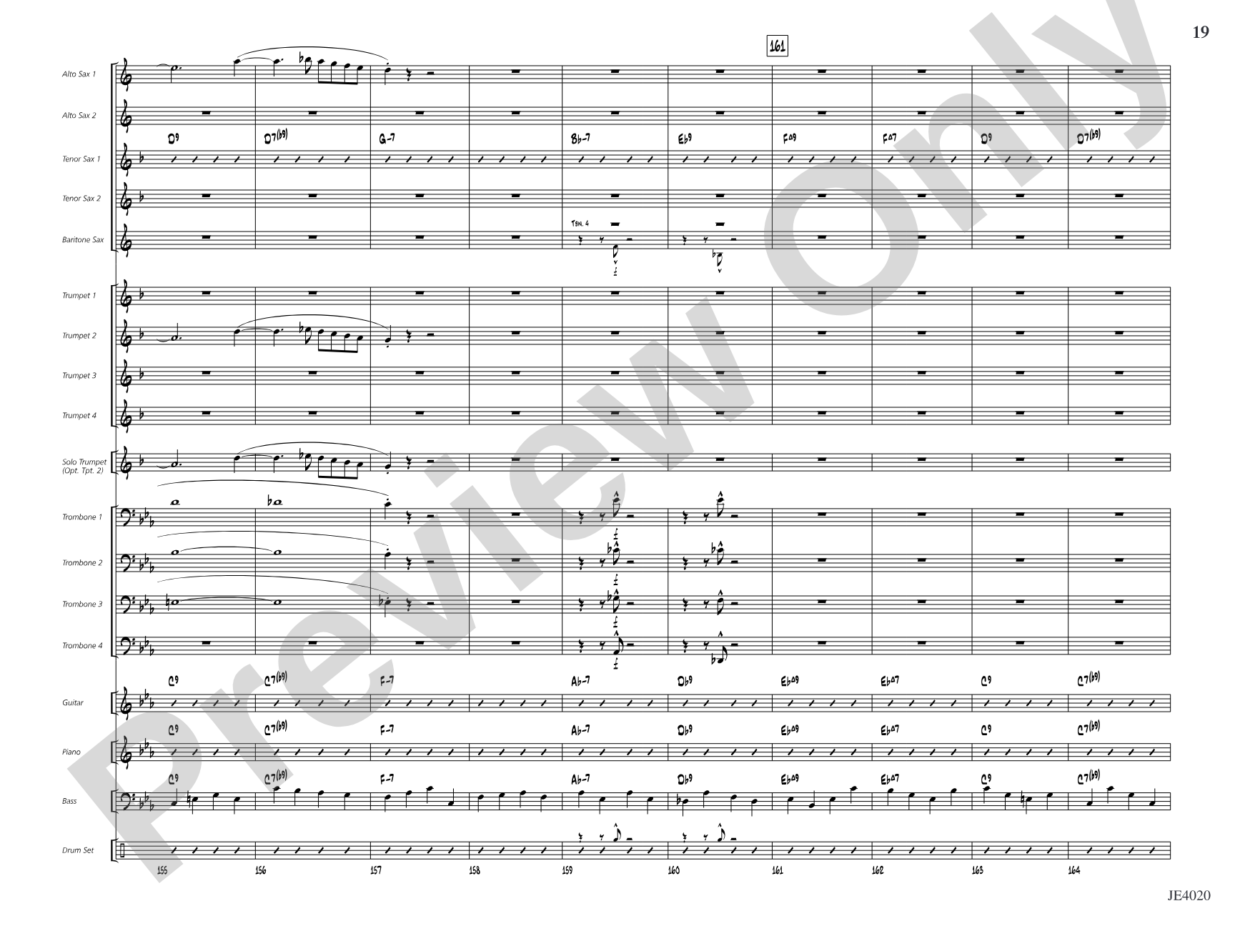 No Lava: Jazz Ensemble Conductor Score & Parts