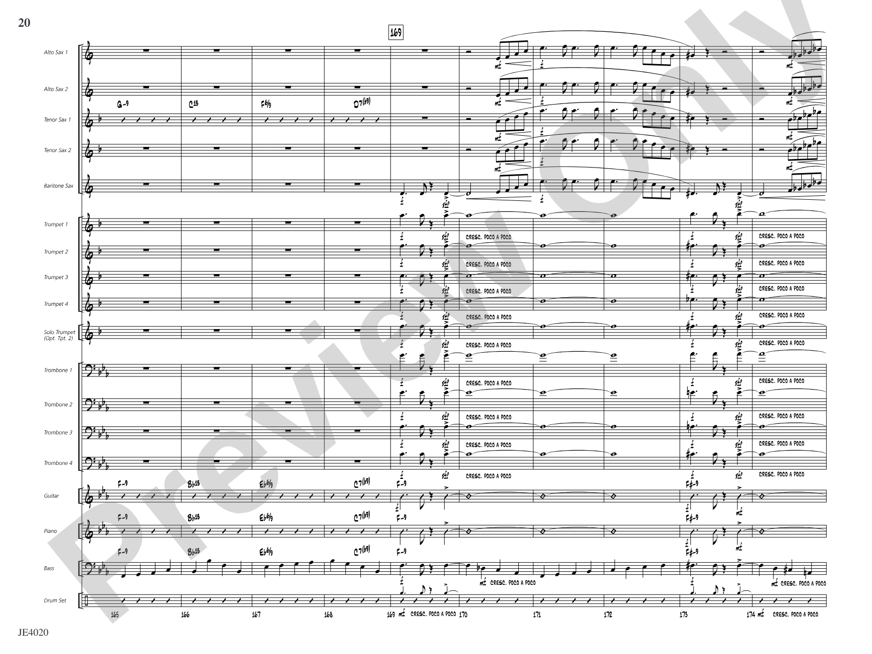No Lava: Jazz Ensemble Conductor Score & Parts