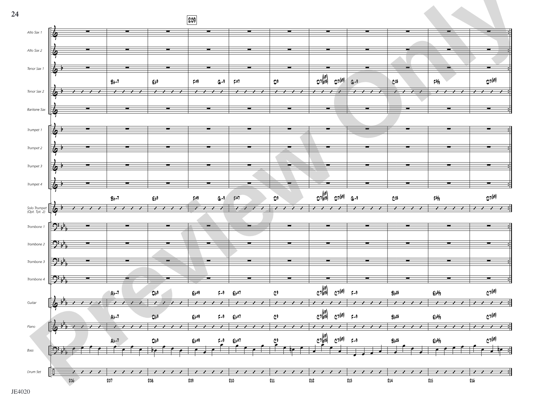 No Lava: Jazz Ensemble Conductor Score & Parts
