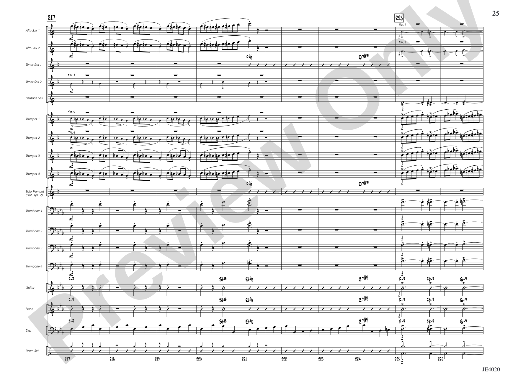 No Lava: Jazz Ensemble Conductor Score & Parts