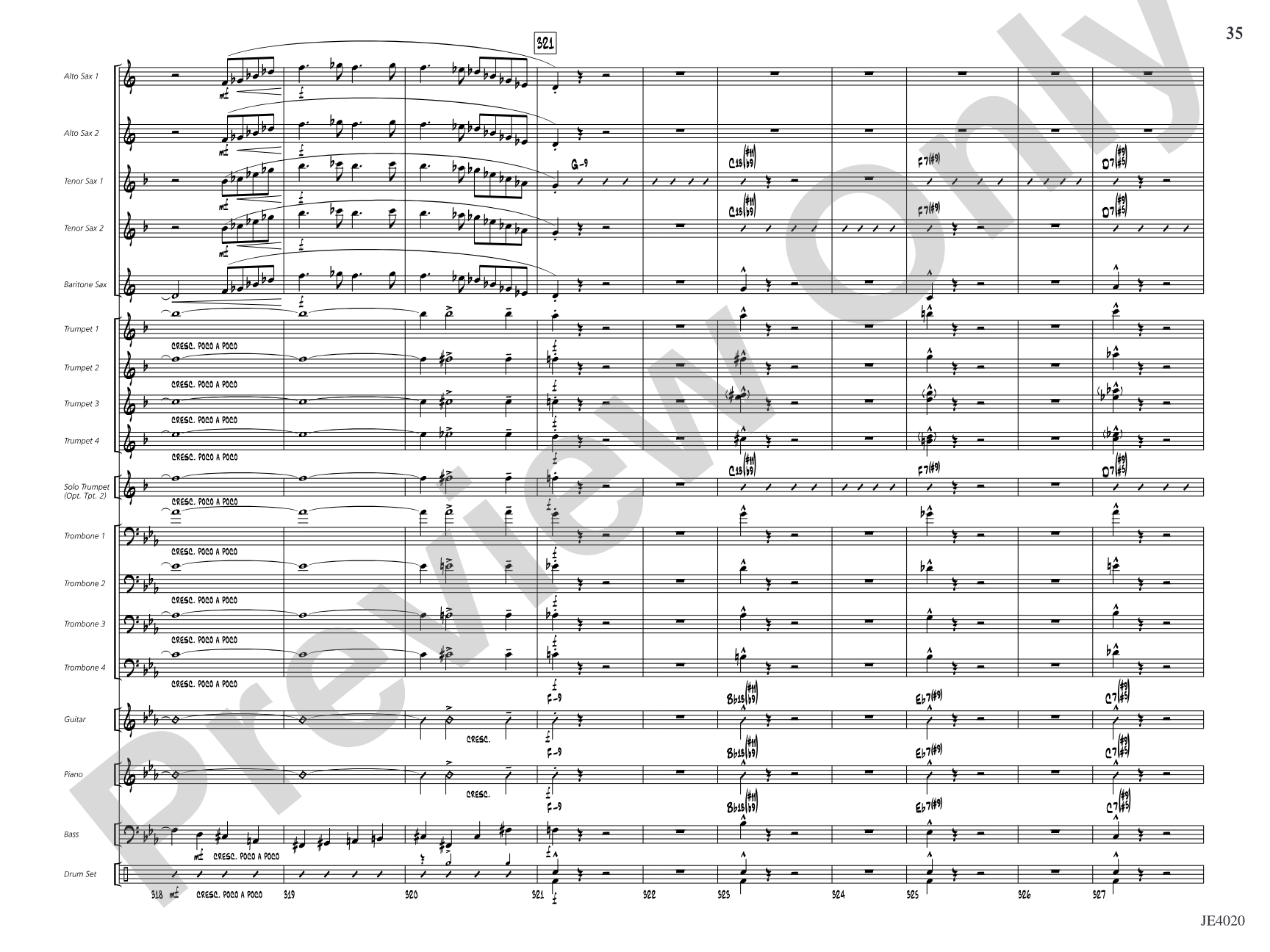 No Lava: Jazz Ensemble Conductor Score & Parts