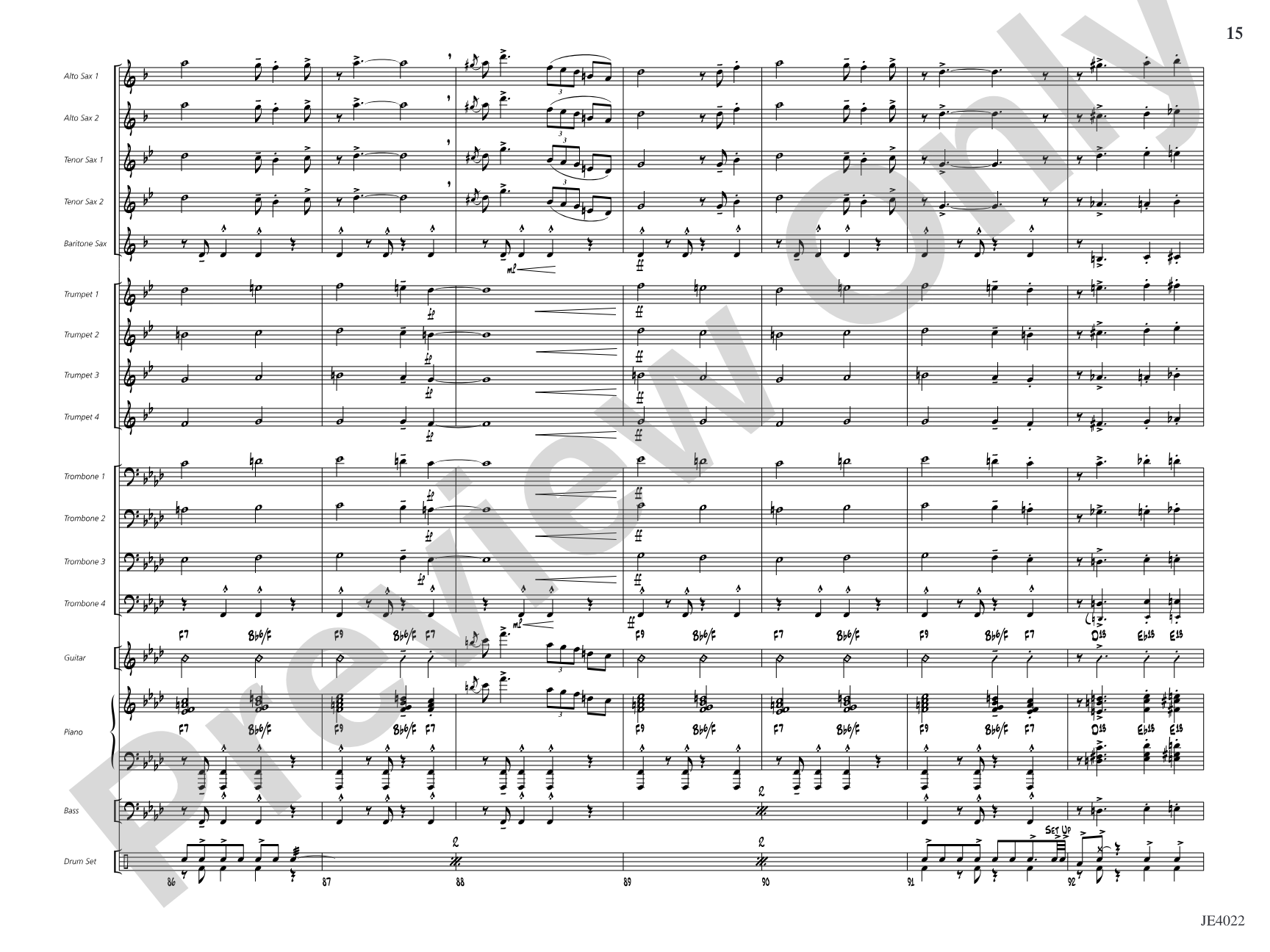 Go Where I Send Thee: Jazz Ensemble Conductor Score & Parts