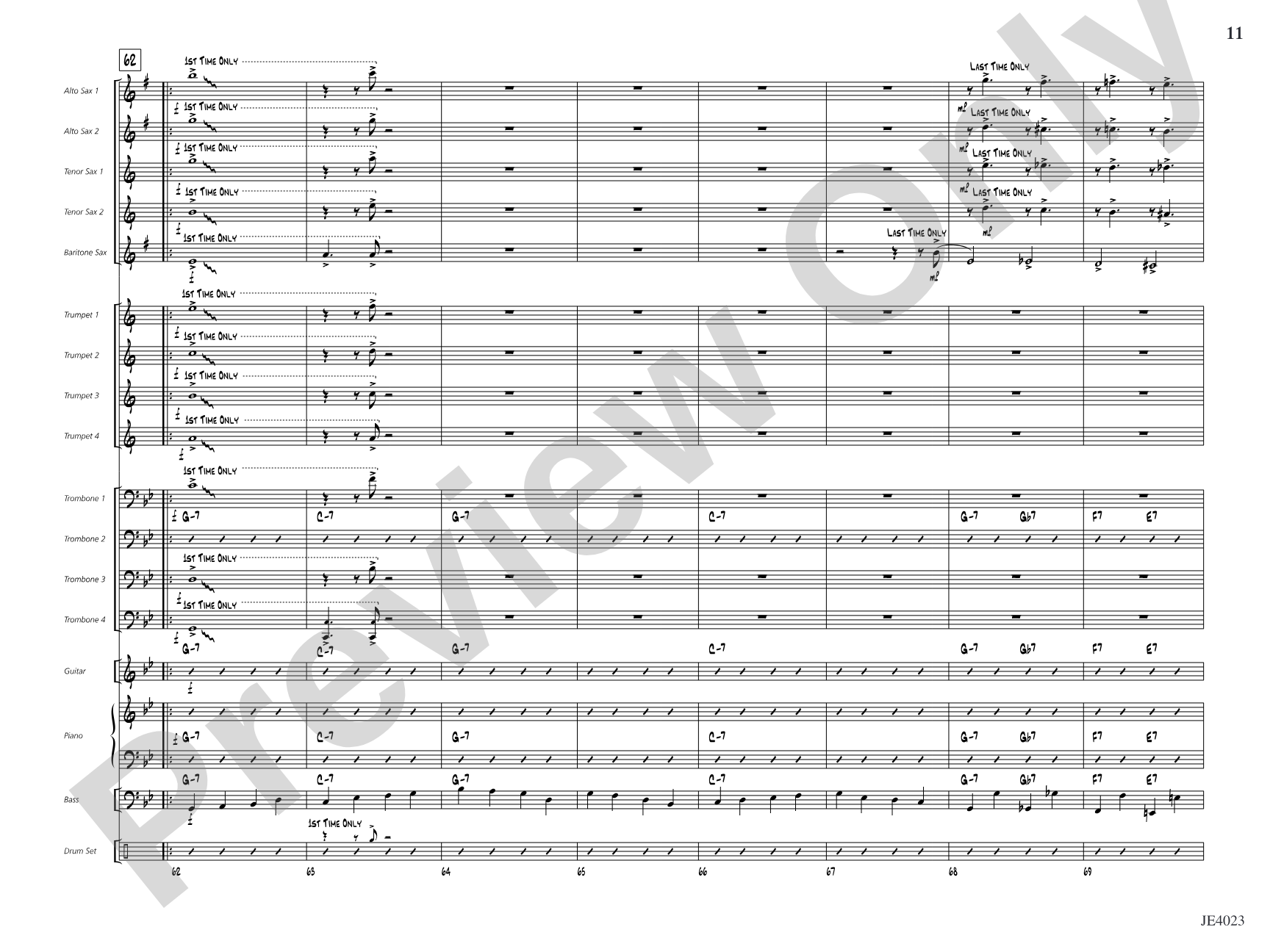 Zifflemeyer Blues: Jazz Ensemble Conductor Score & Parts