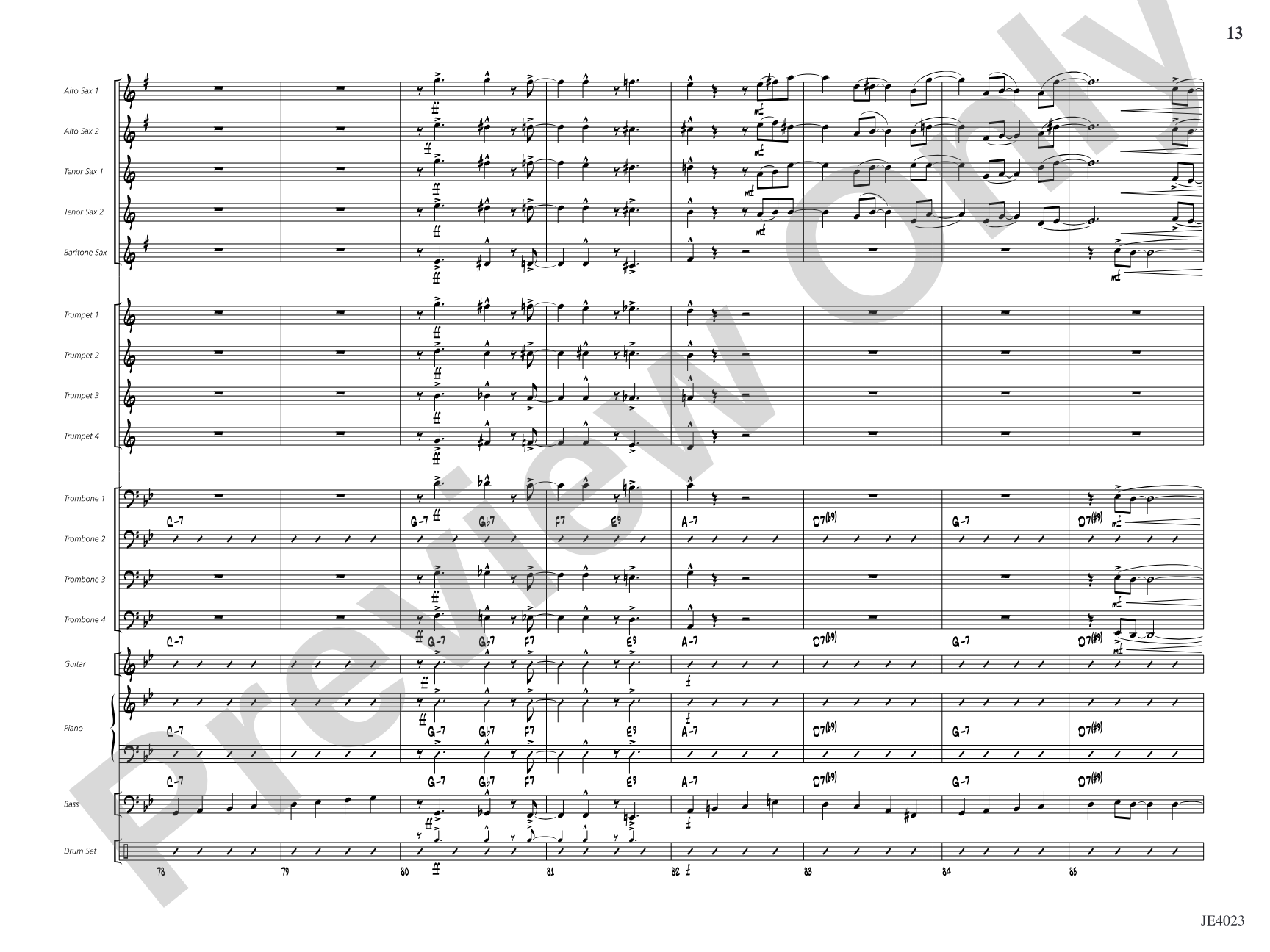 Zifflemeyer Blues: Jazz Ensemble Conductor Score & Parts