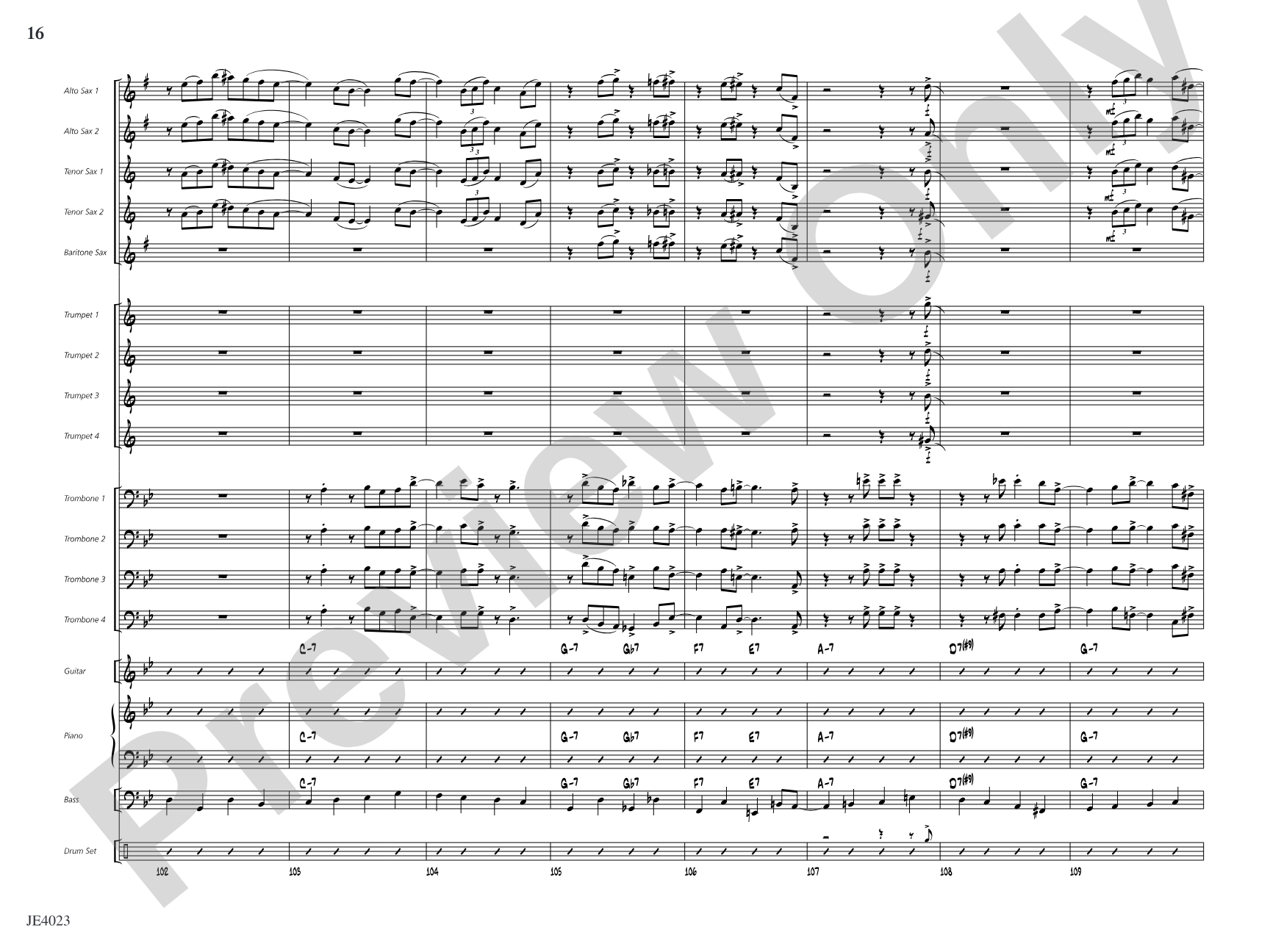 Zifflemeyer Blues: Jazz Ensemble Conductor Score & Parts