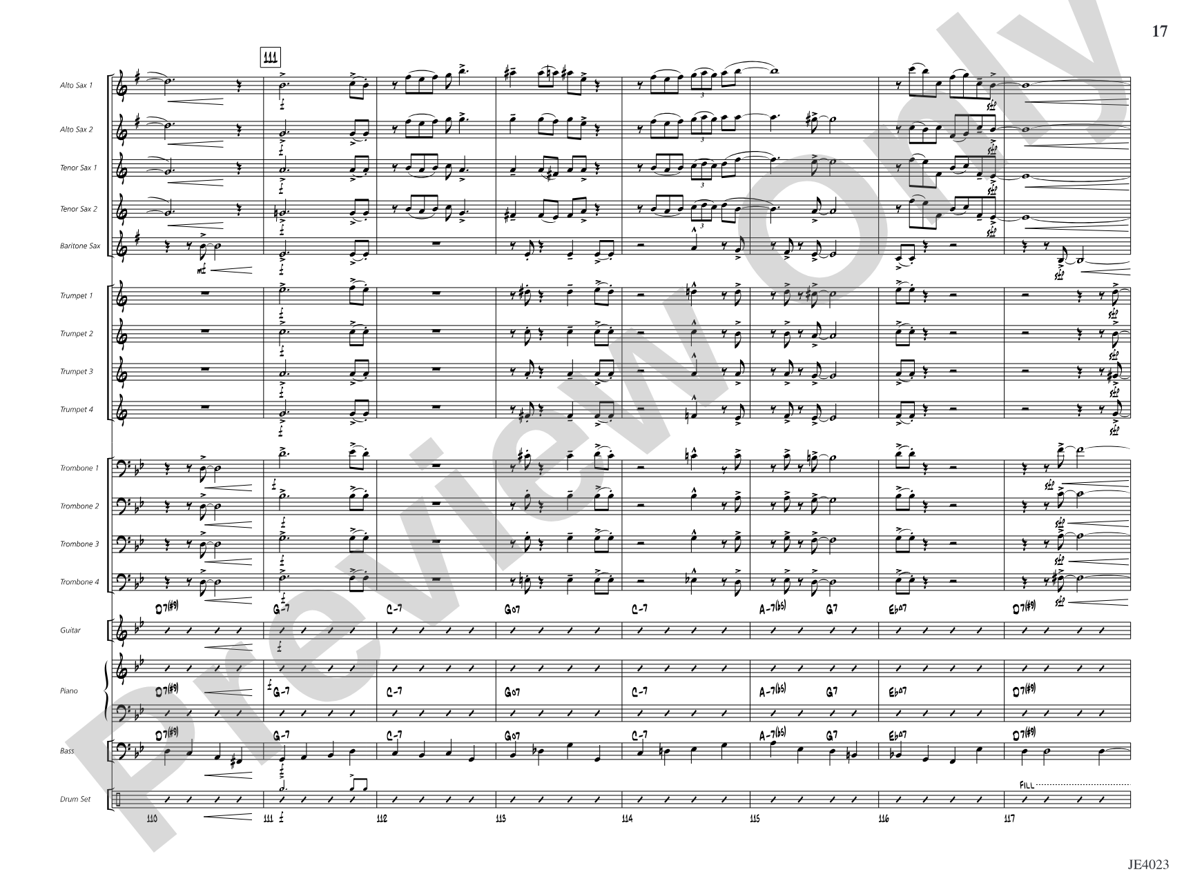 Zifflemeyer Blues: Jazz Ensemble Conductor Score & Parts
