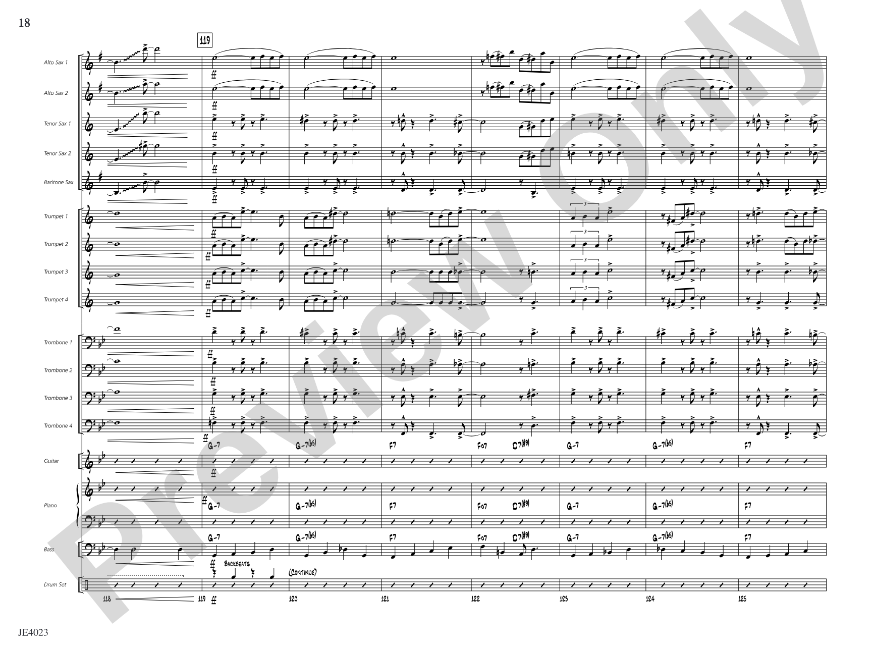 Zifflemeyer Blues: Jazz Ensemble Conductor Score & Parts