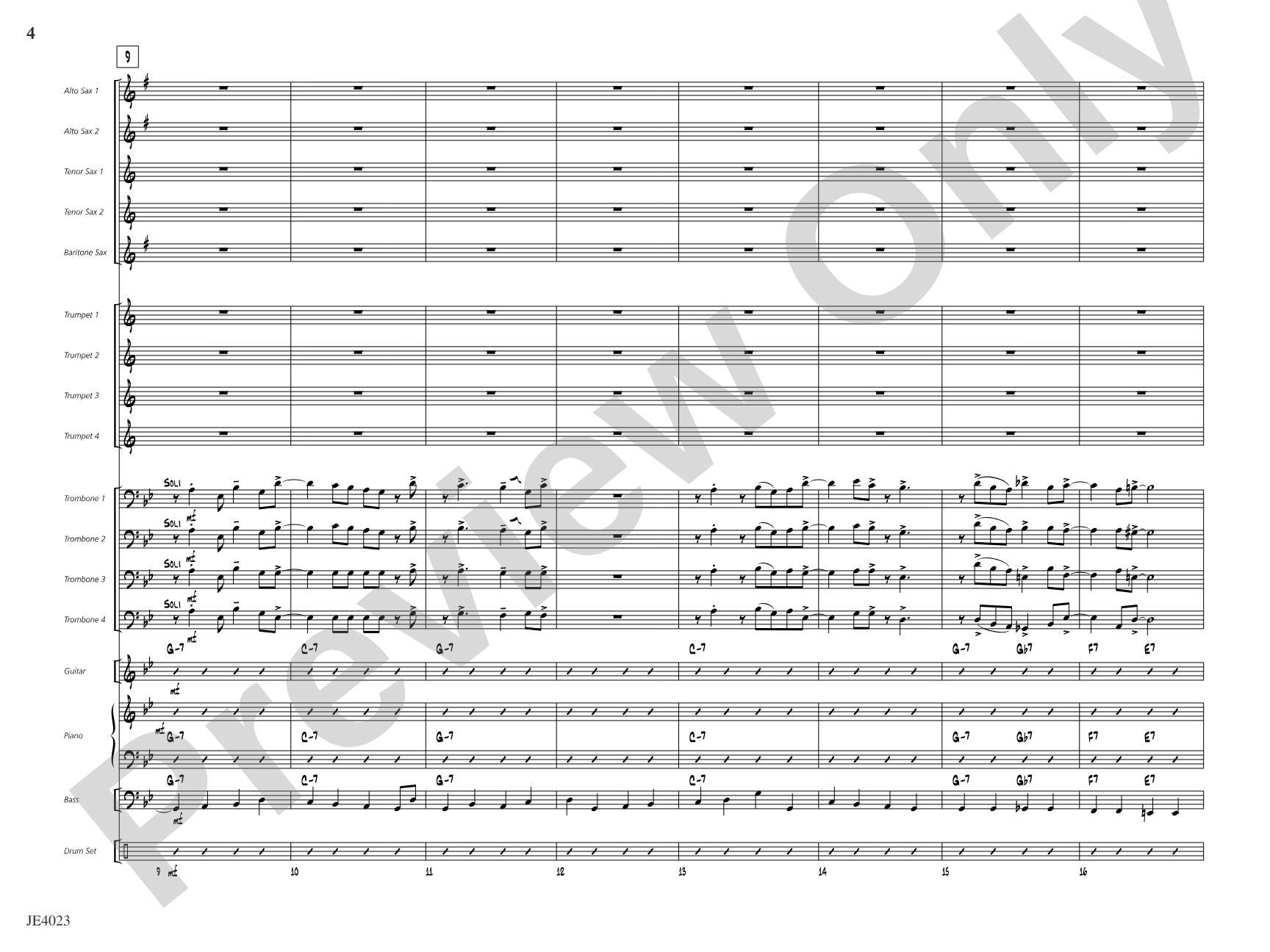 Zifflemeyer Blues: Jazz Ensemble Conductor Score & Parts