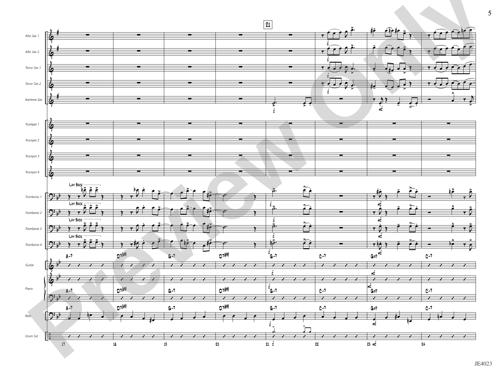 Zifflemeyer Blues: Jazz Ensemble Conductor Score & Parts
