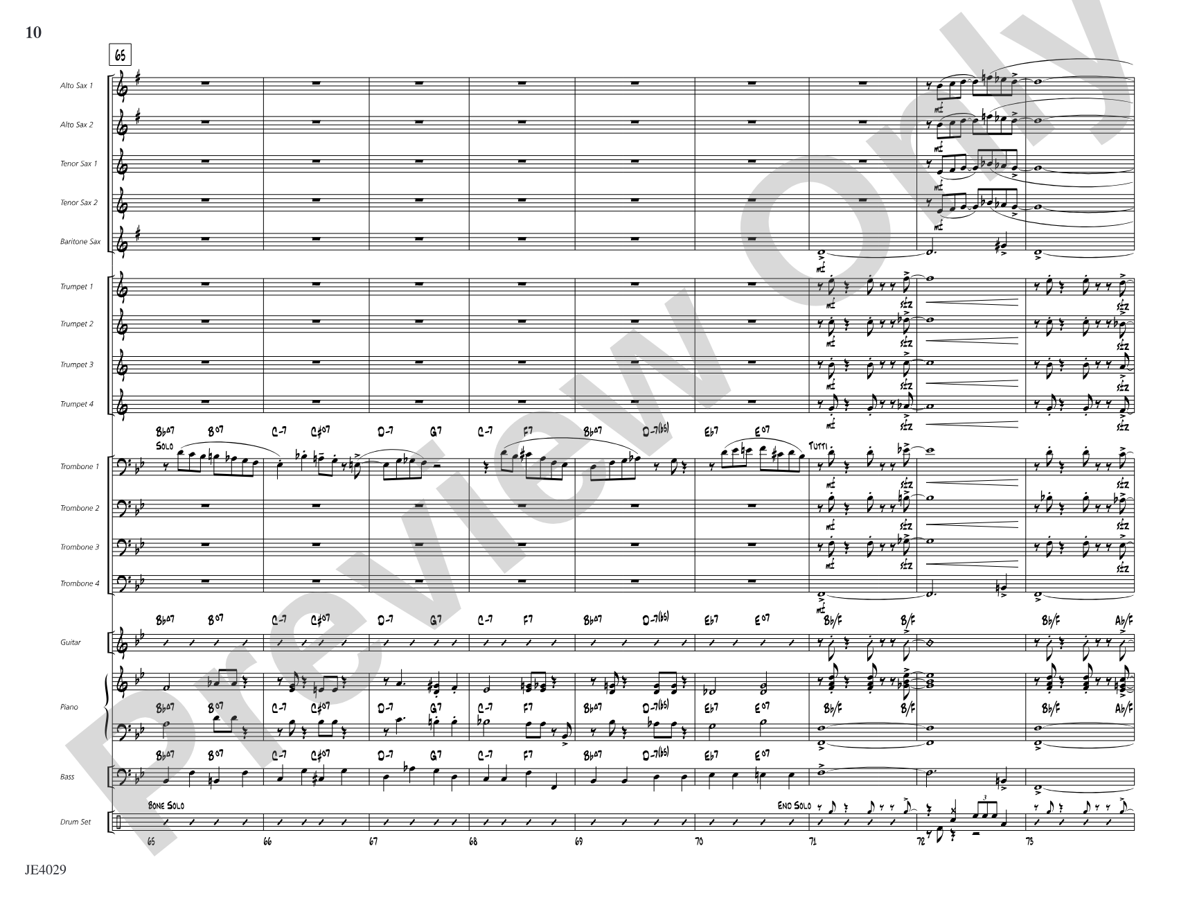 Fat City Swing: Jazz Ensemble Conductor Score & Parts