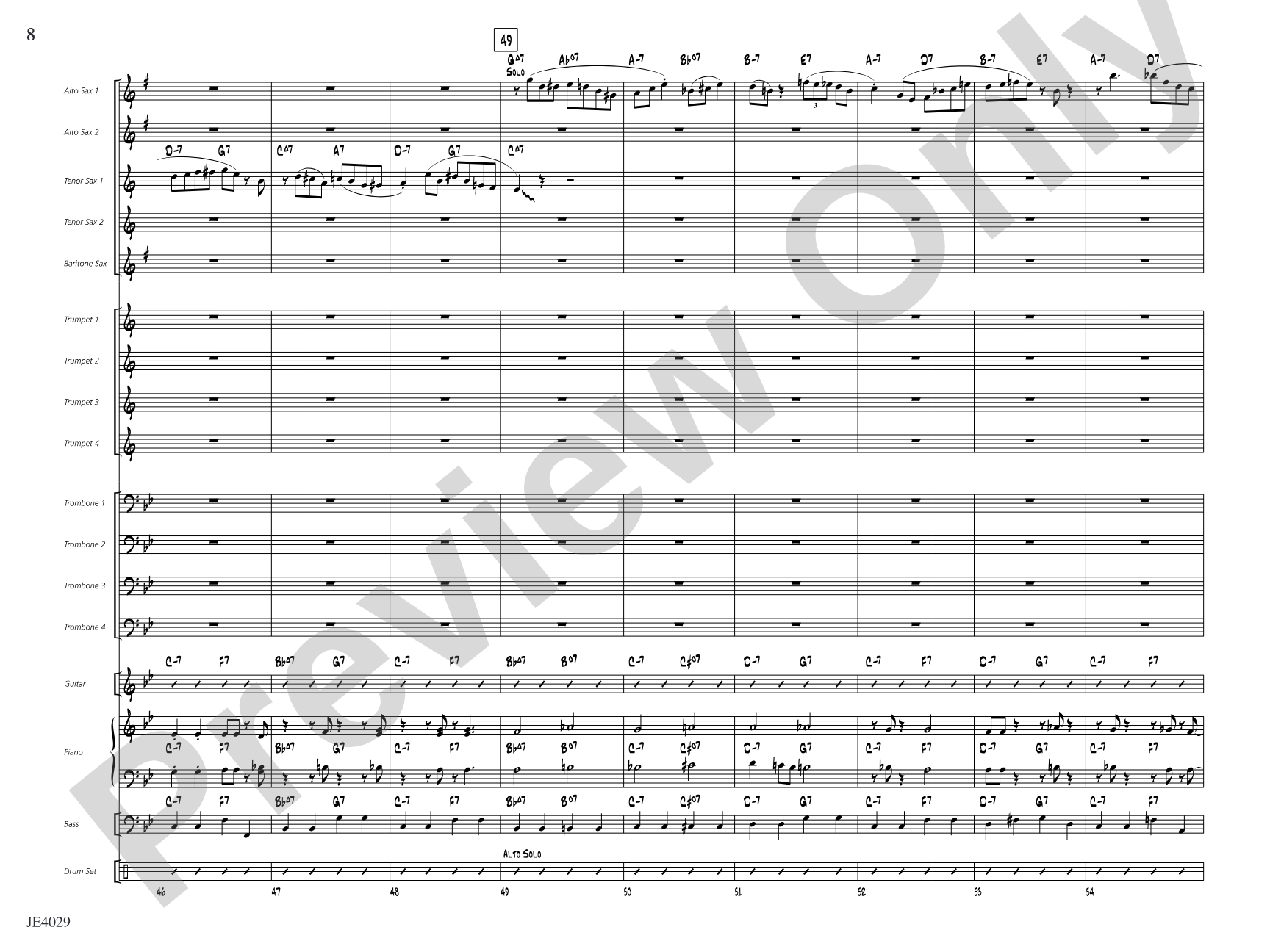 Fat City Swing: Jazz Ensemble Conductor Score & Parts
